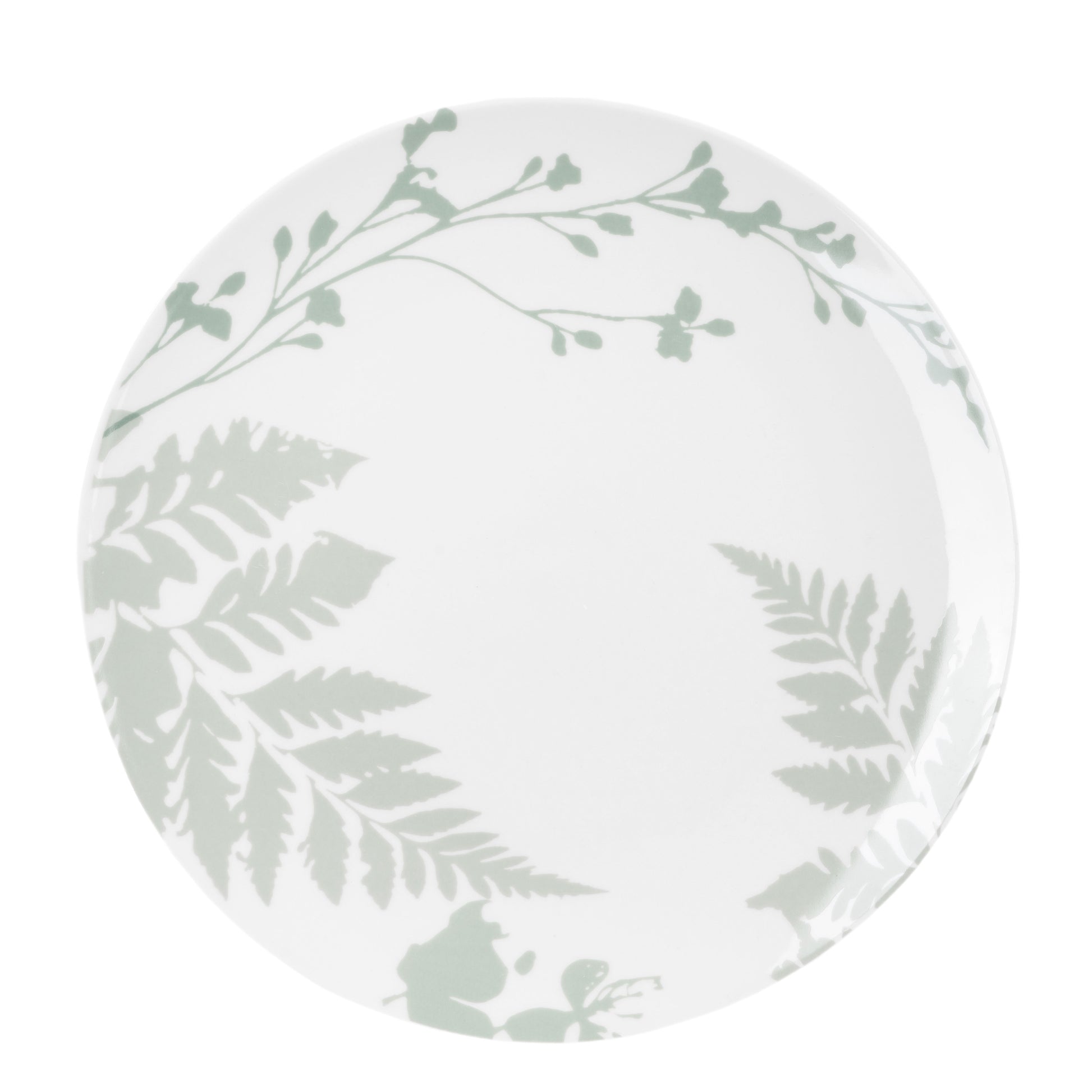 Dinner plate ARDESTO Capri, 26.8cm, porcelain, white green 767637176859