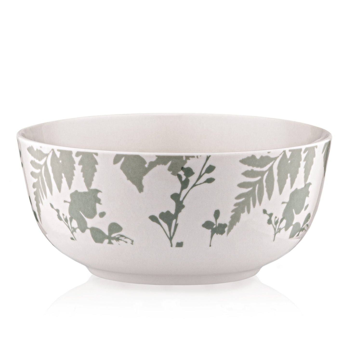Bowl ARDESTO Capri, 510ml, 13.8cm, porcelain, white green 767637176873