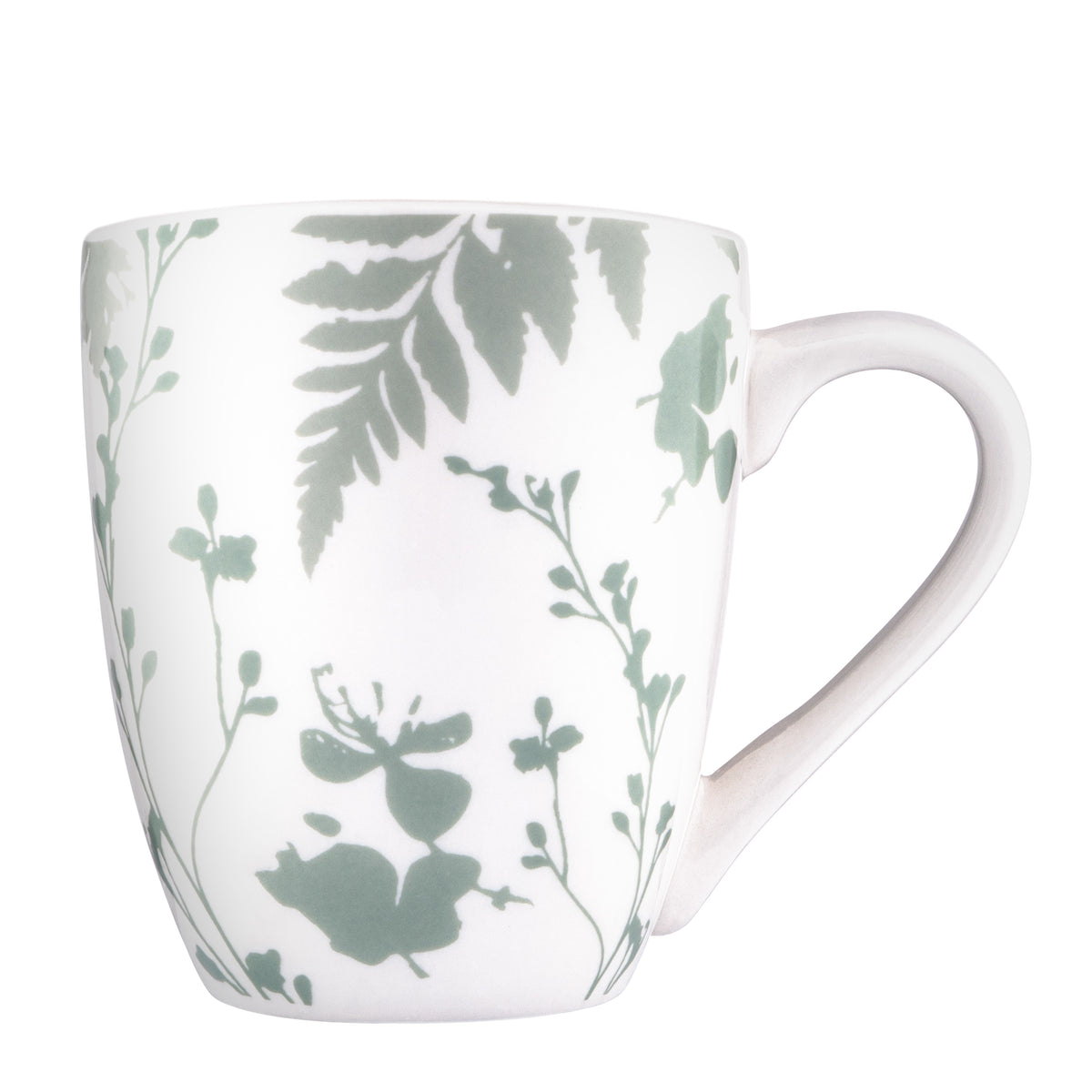 Mug ARDESTO Capri, 320ml, porcelain, white green 767637176880