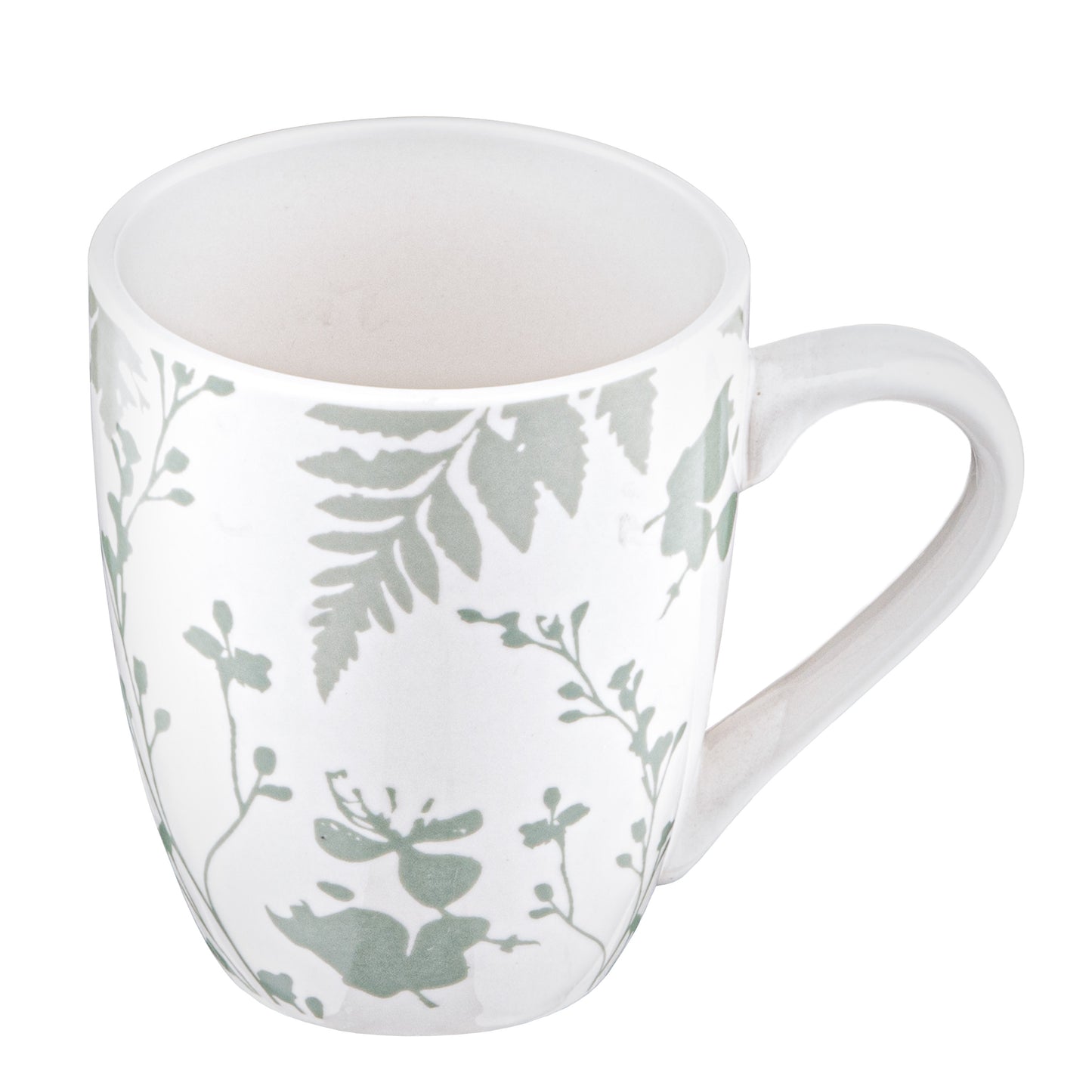 Mug ARDESTO Capri, 320ml, porcelain, white green 767637176880
