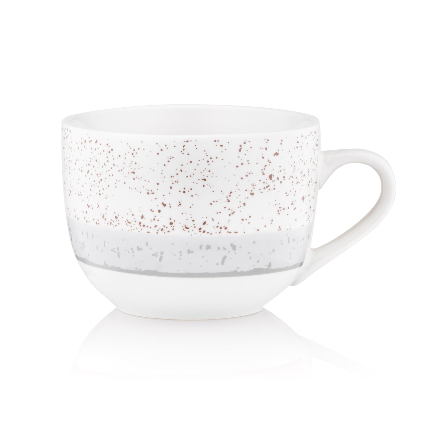 ARDESTO Mug Siena, 500ml, porcelain, white-gray 767637177597