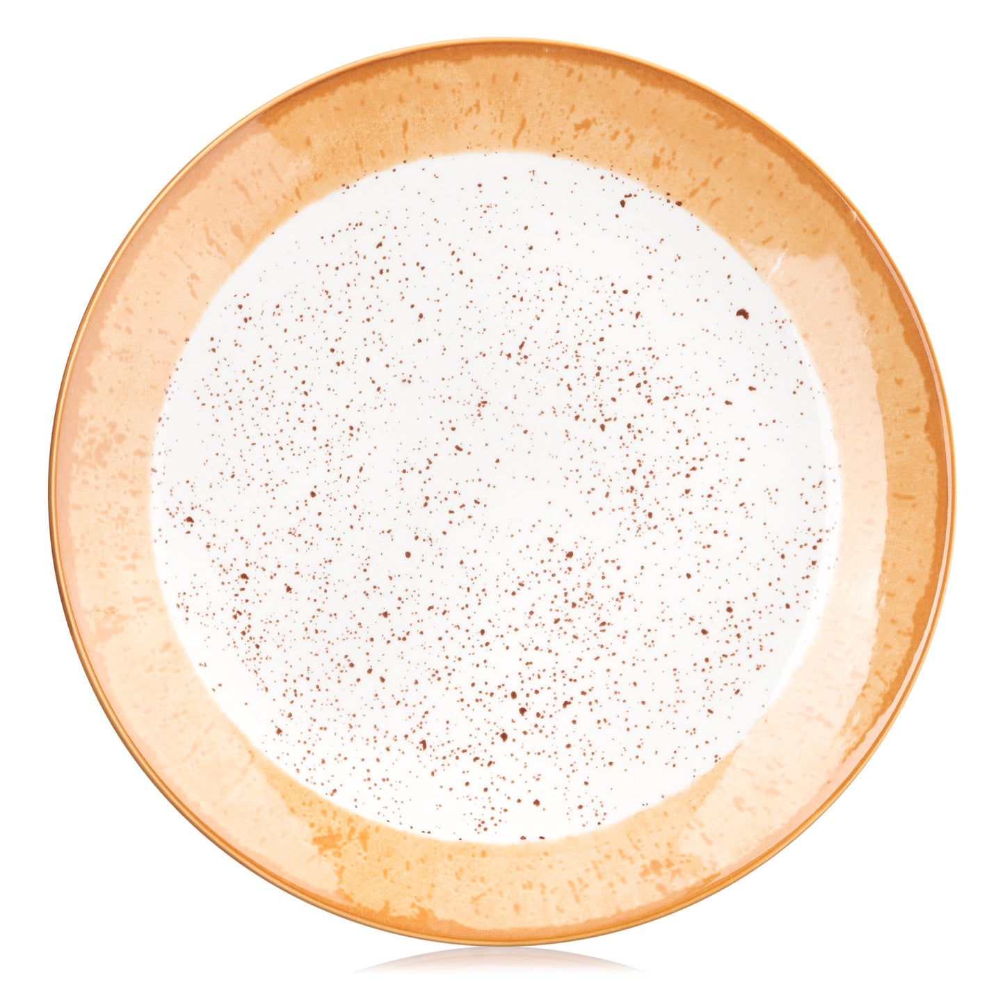 ARDESTO Dessert plate Siena, 19cm, porcelain, white-yellow 767637177528