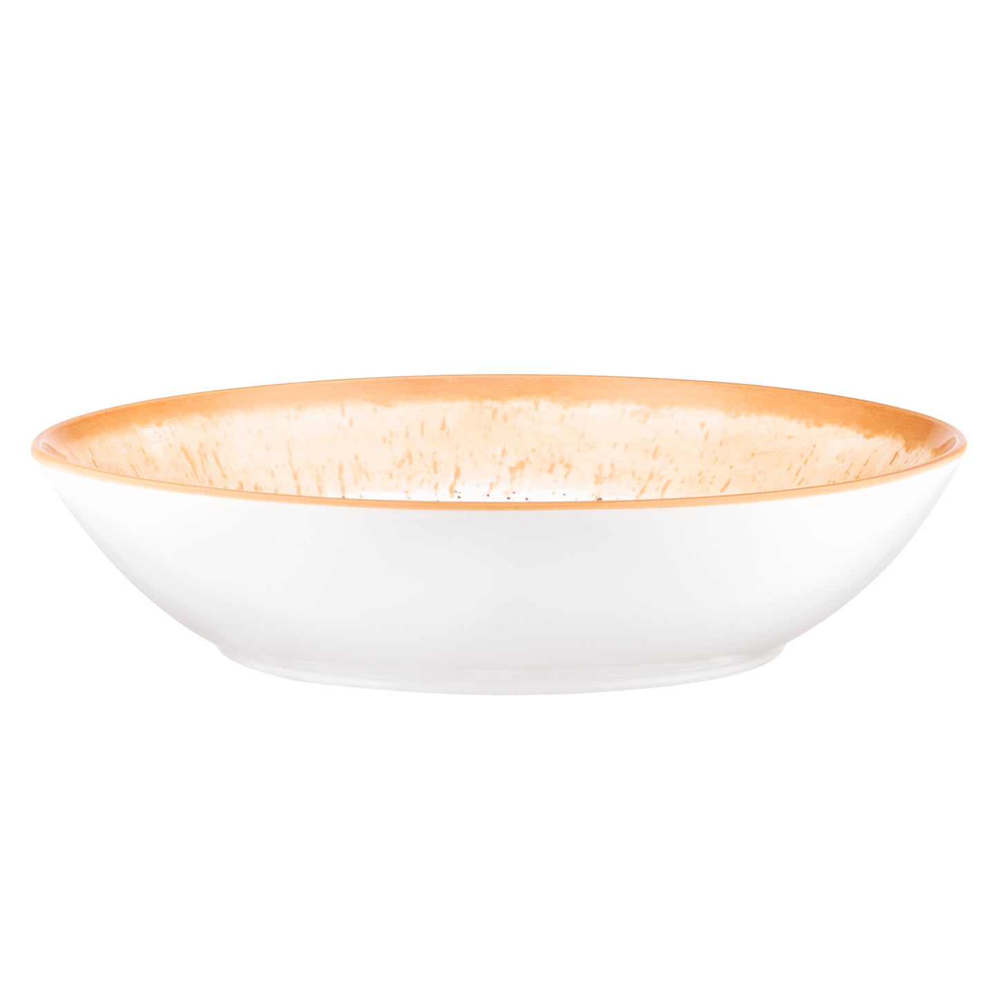 ARDESTO Soup plate  Siena, 790ml, 20cm, porcelain, white-yellow 767637177535