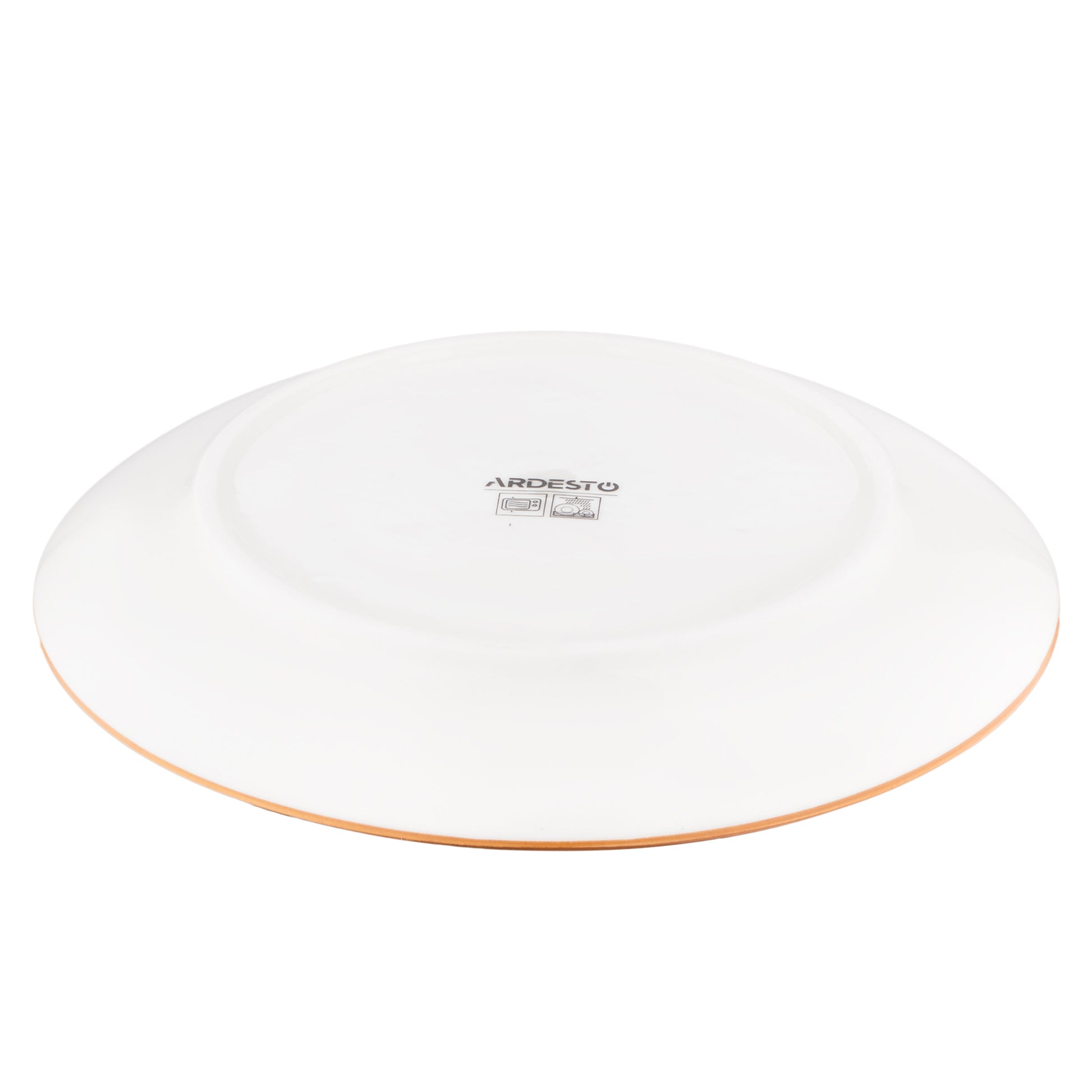 ARDESTO Dessert plate Siena, 19cm, porcelain, white-yellow 767637177528