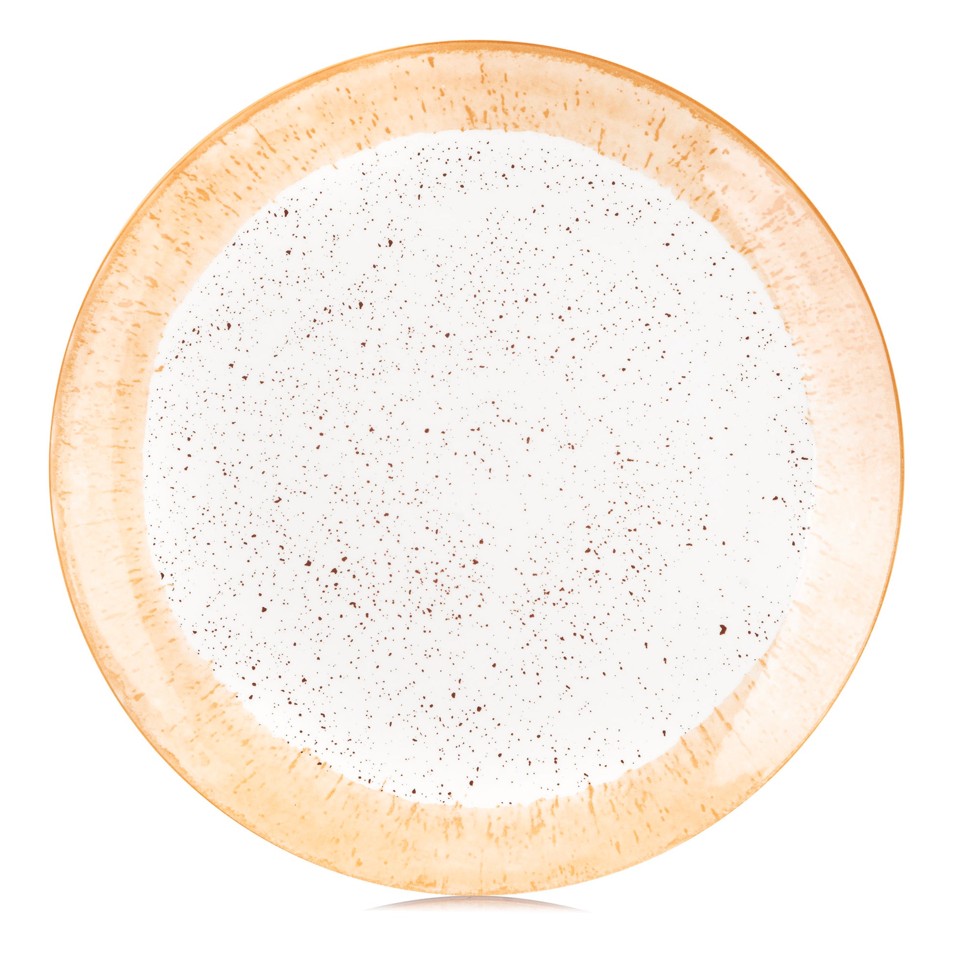 ARDESTO Dinner plate Siena, 27cm, porcelain, white-yellow 767637177511
