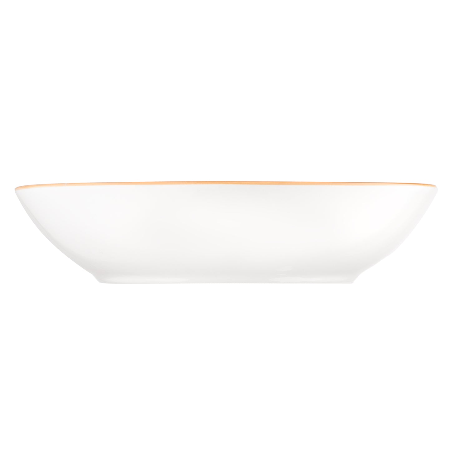 ARDESTO Soup plate  Siena, 790ml, 20cm, porcelain, white-yellow 767637177535