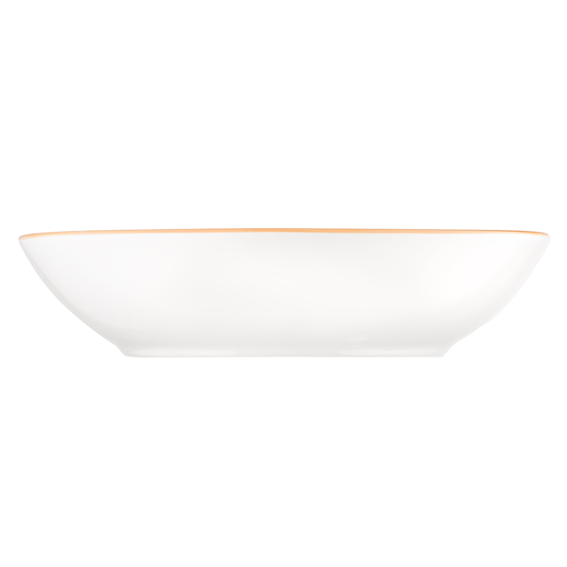 ARDESTO Soup plate  Siena, 790ml, 20cm, porcelain, white-yellow 767637177535