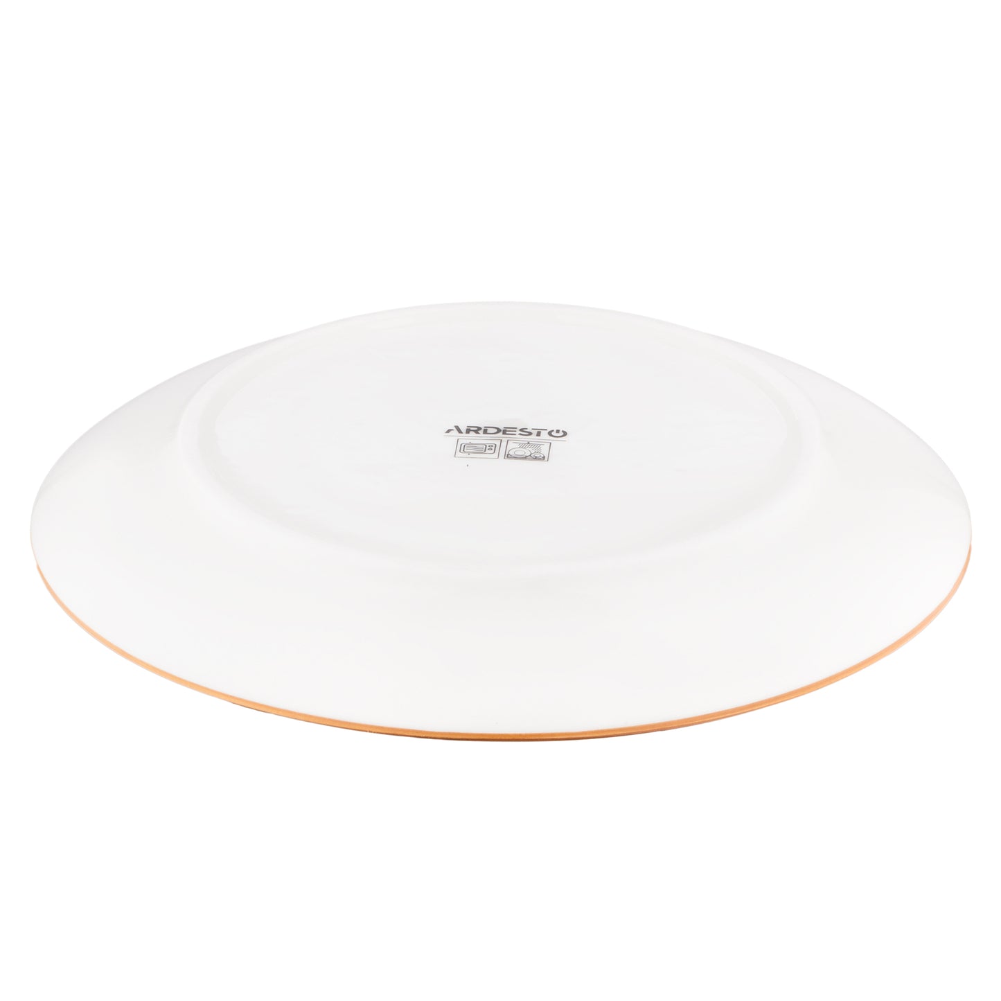 ARDESTO Dinner plate Siena, 27cm, porcelain, white-yellow 767637177511