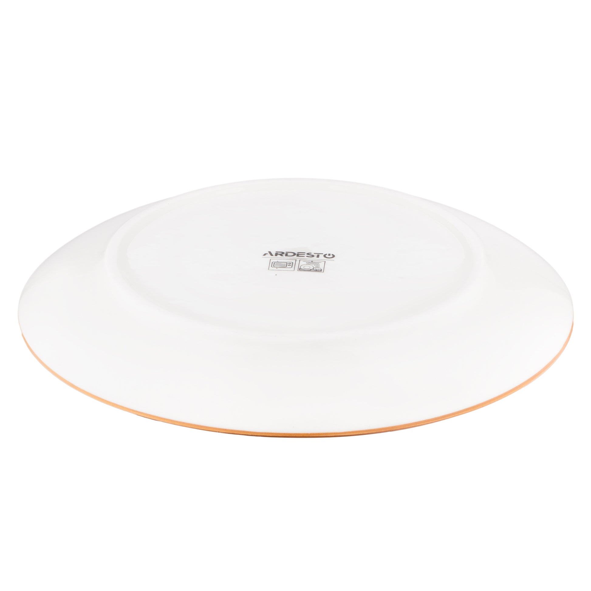 ARDESTO Dinner plate Siena, 27cm, porcelain, white-yellow 767637177511