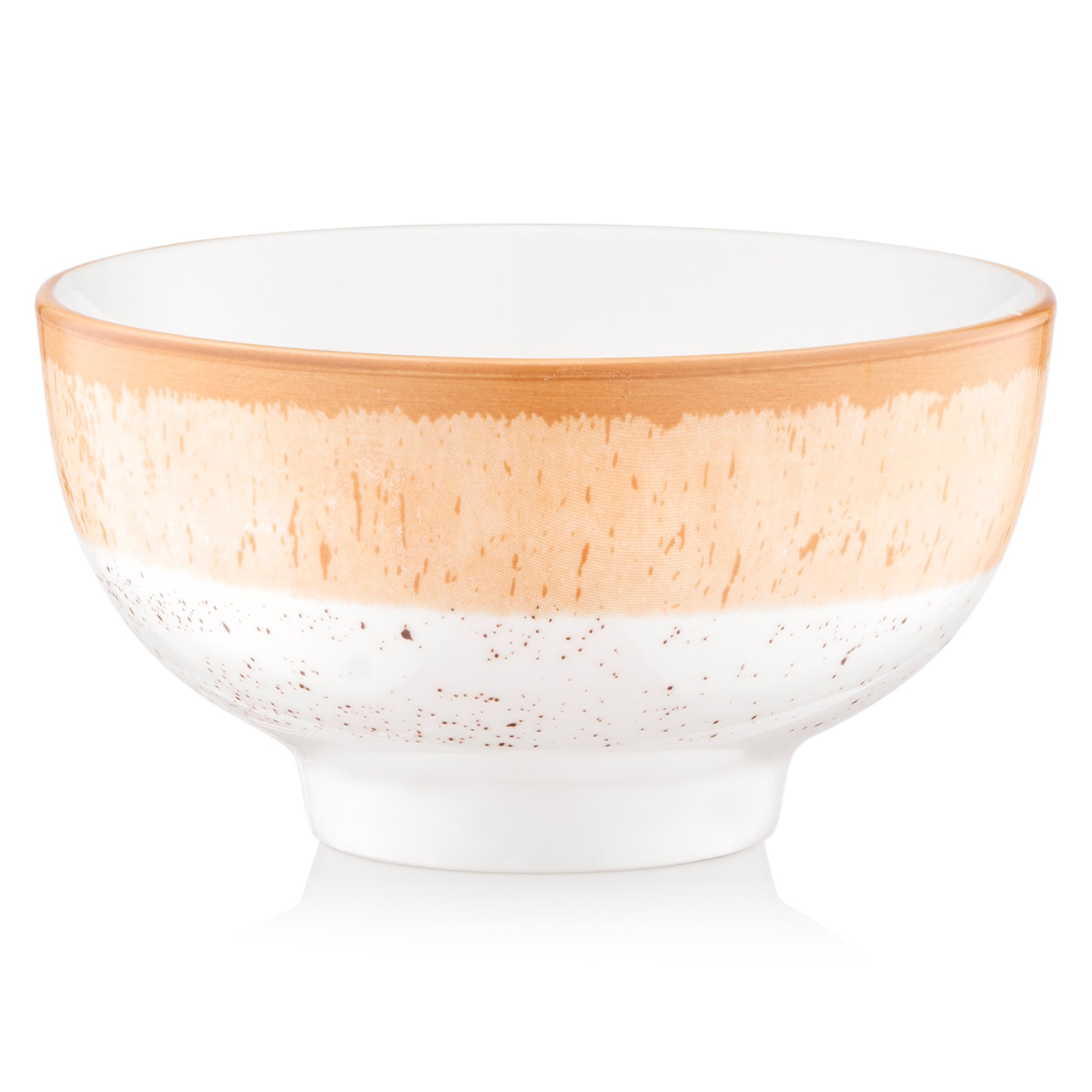 ARDESTO Bowl Siena, 340ml, 11.5cm, porcelain, white-yellow 767637177542