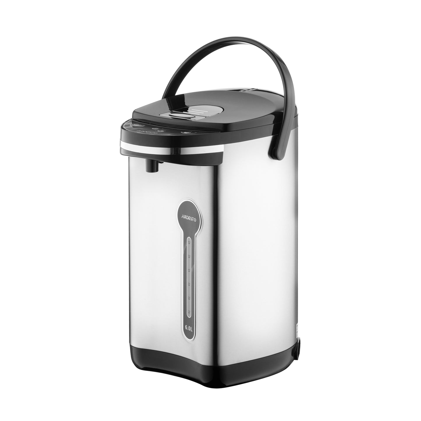 Ardesto Thermopot 6l, stainless steel+plasti, gray-black