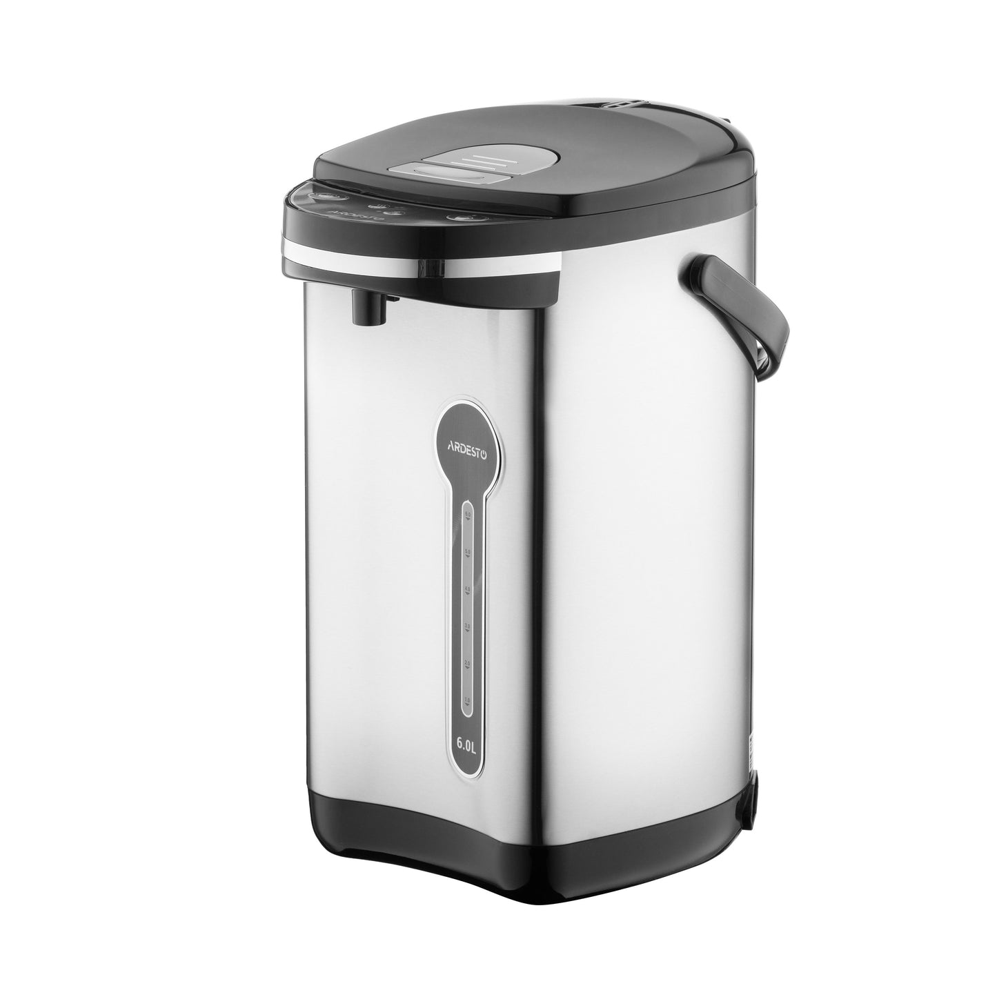 Ardesto Thermopot 6l, stainless steel+plasti, gray-black
