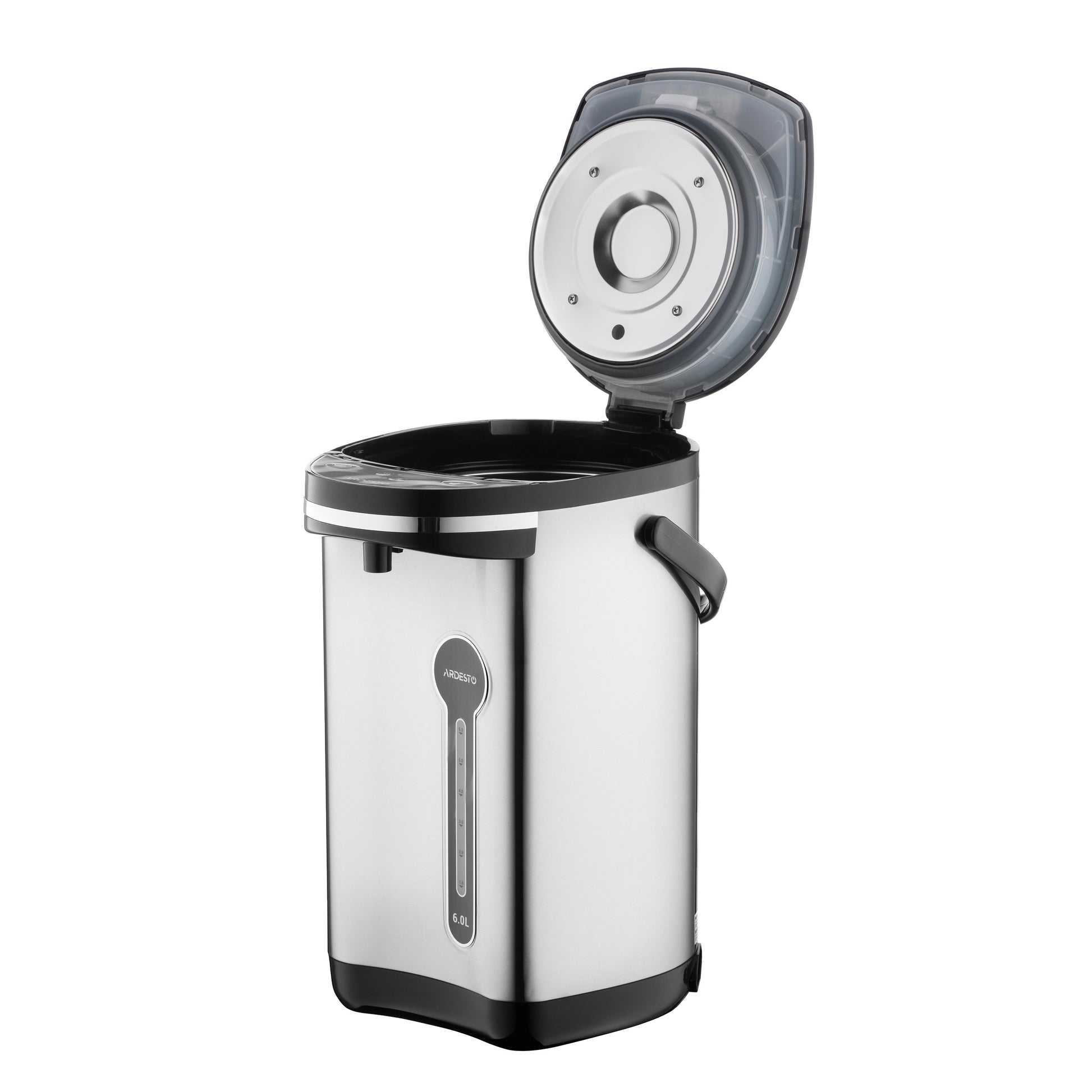 Ardesto Thermopot 6l, stainless steel+plasti, gray-black
