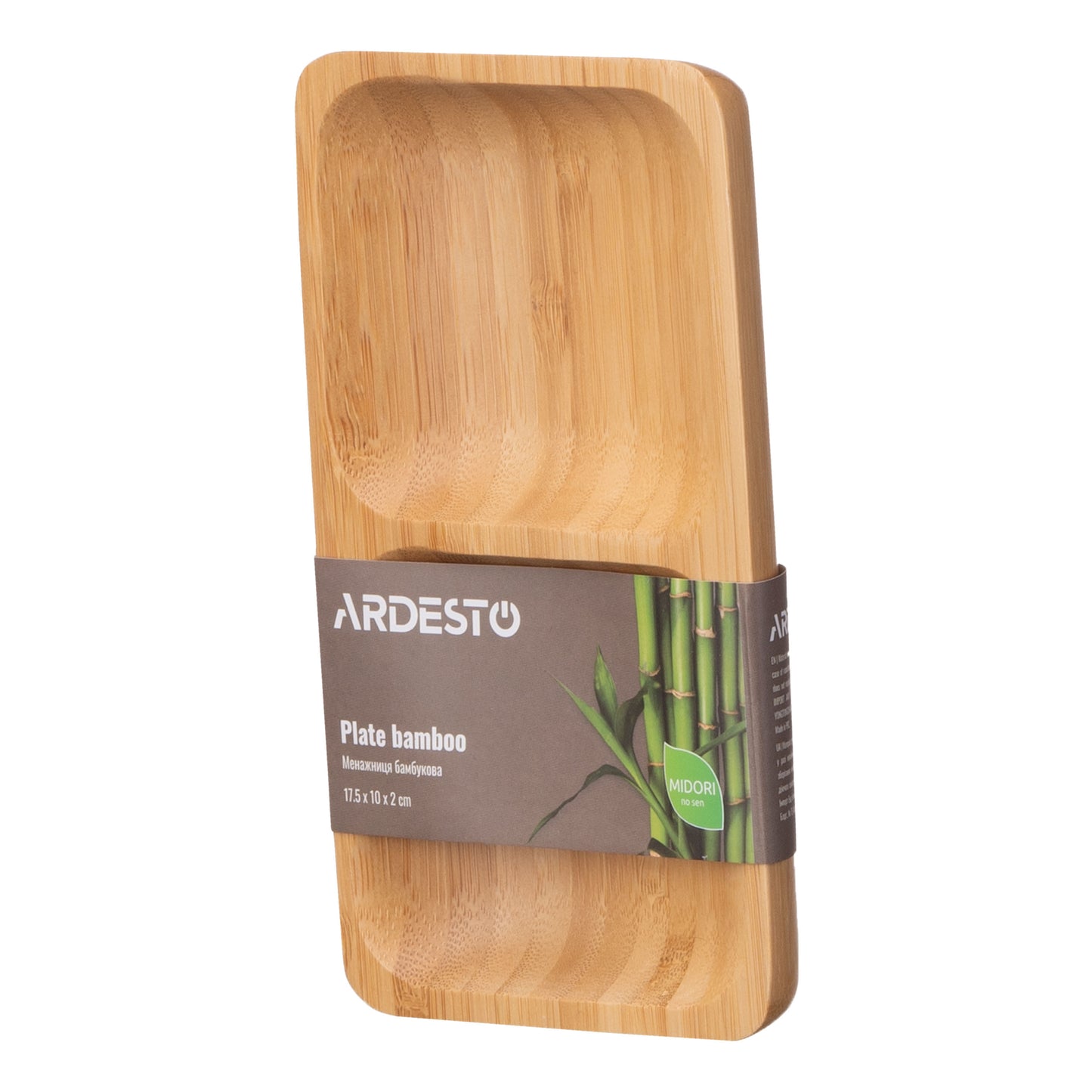 ARDESTO Plate Midori, 17.5х10х2cm, bamboo
