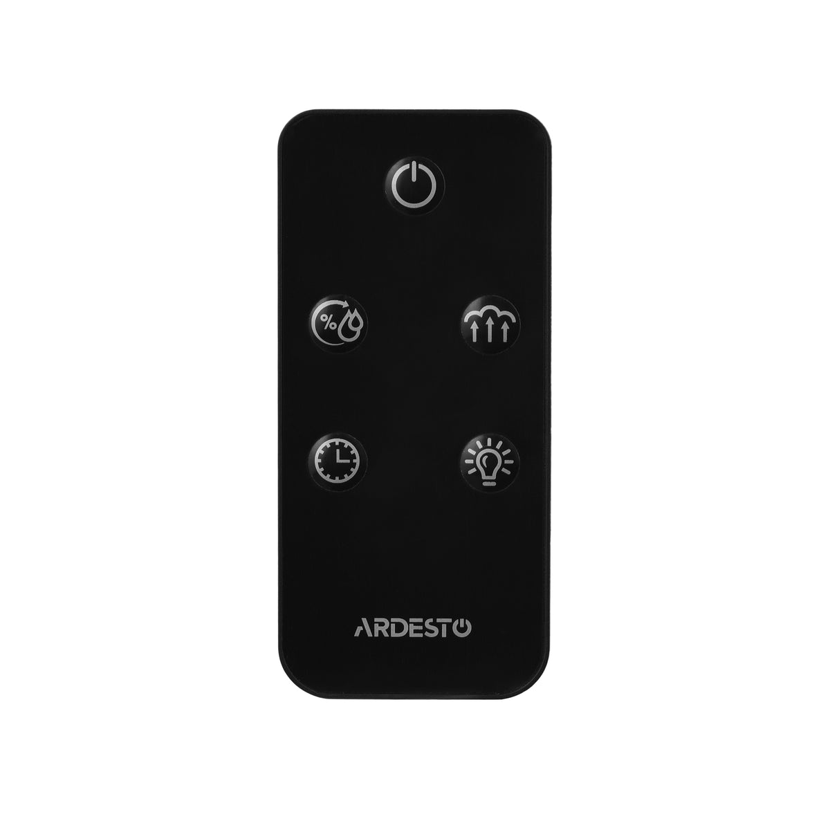 ARDESTO Air humidifier ultrasonic, 30m2, 4l, 280ml/h, electric. control, remote control, top. water inlet, display, black