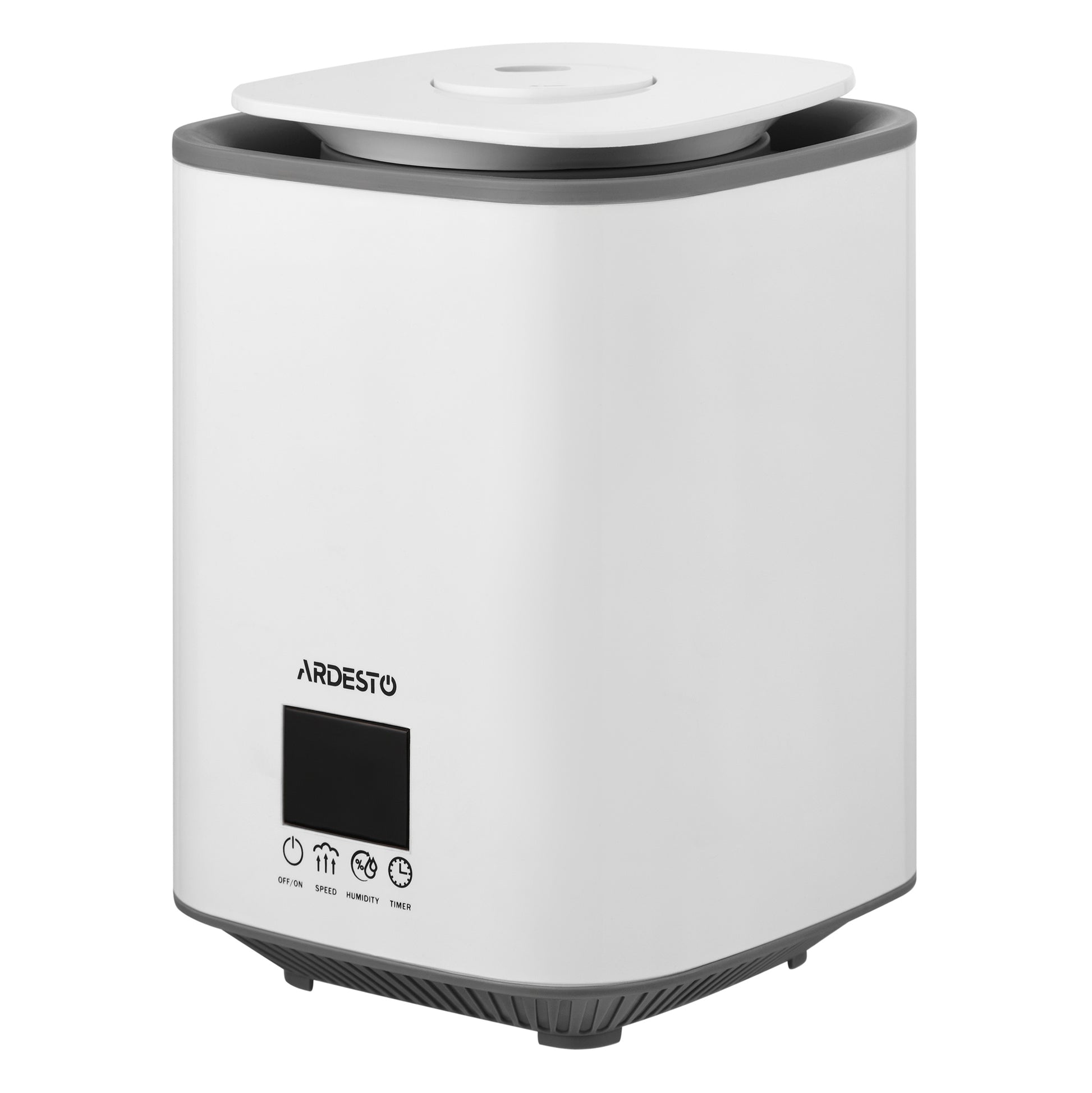 ARDESTO Air humidifier ultrasonic, 25m2, 3.1l, 250ml/h, electric. steering, upper water bay, display, white