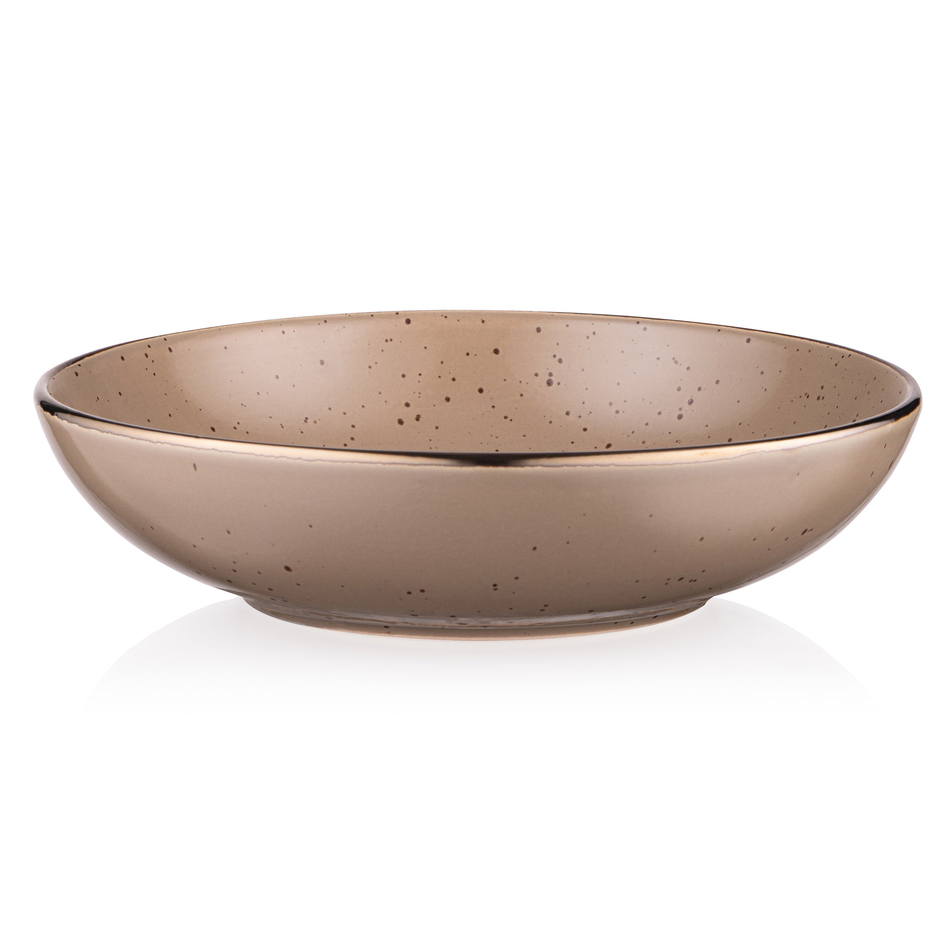 ARDESTO Soup plate Emilia, 820ml, 20cm, ceramic, brown 767637175999