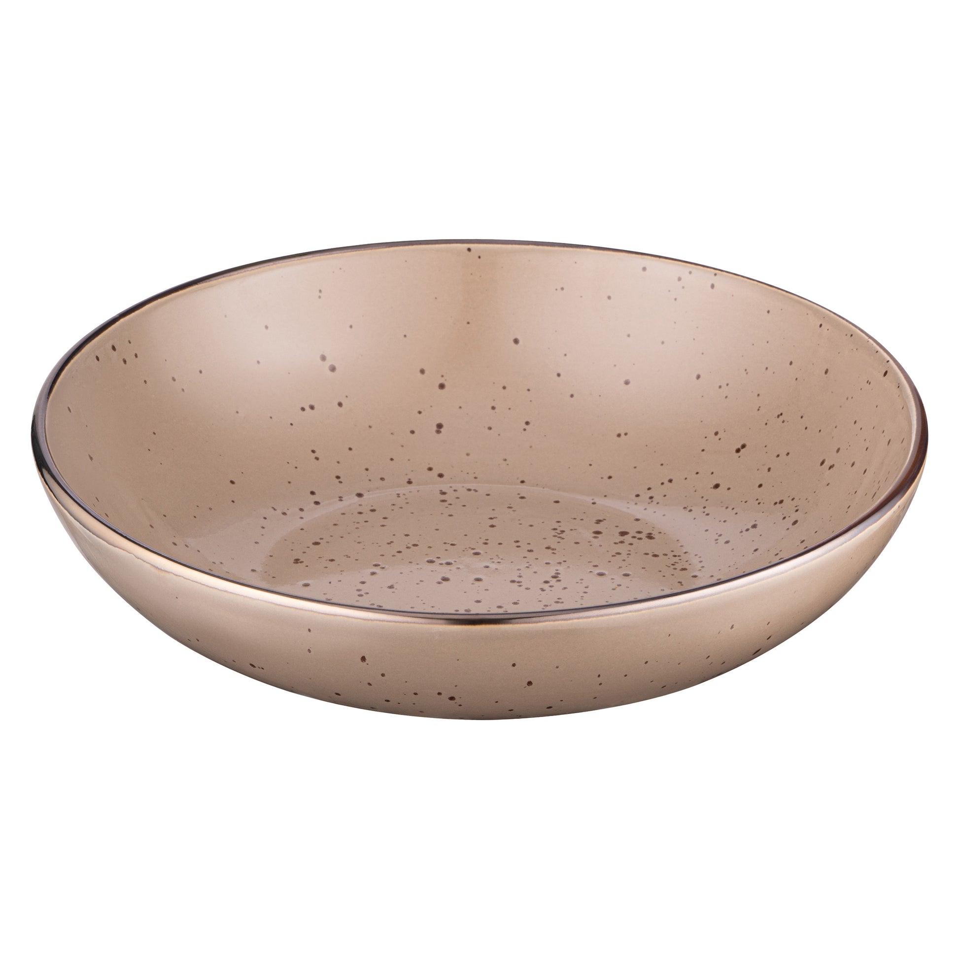 ARDESTO Soup plate Emilia, 820ml, 20cm, ceramic, brown 767637175999