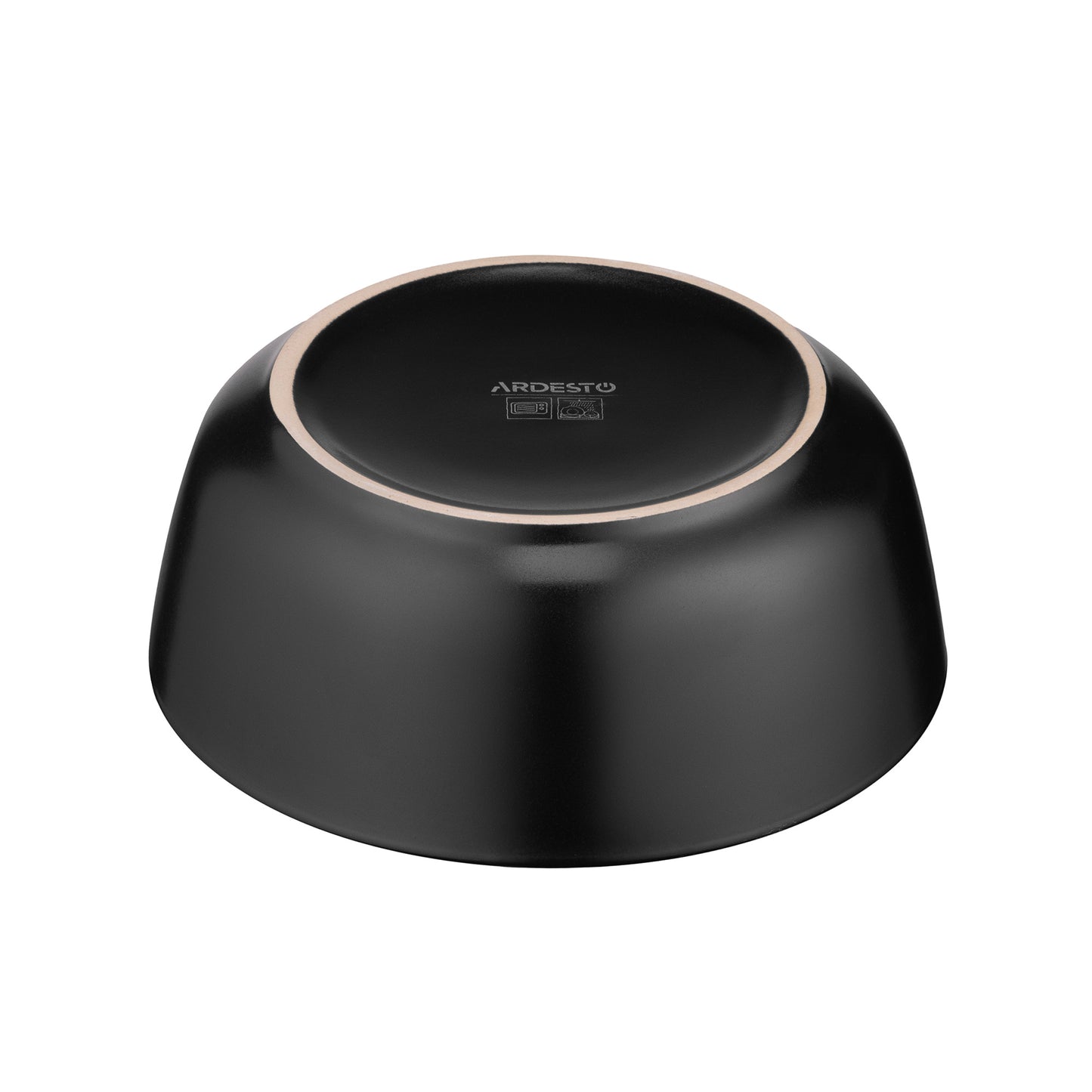 Ardesto Bowl Bolzano, 720ml, ceramic, black-brown