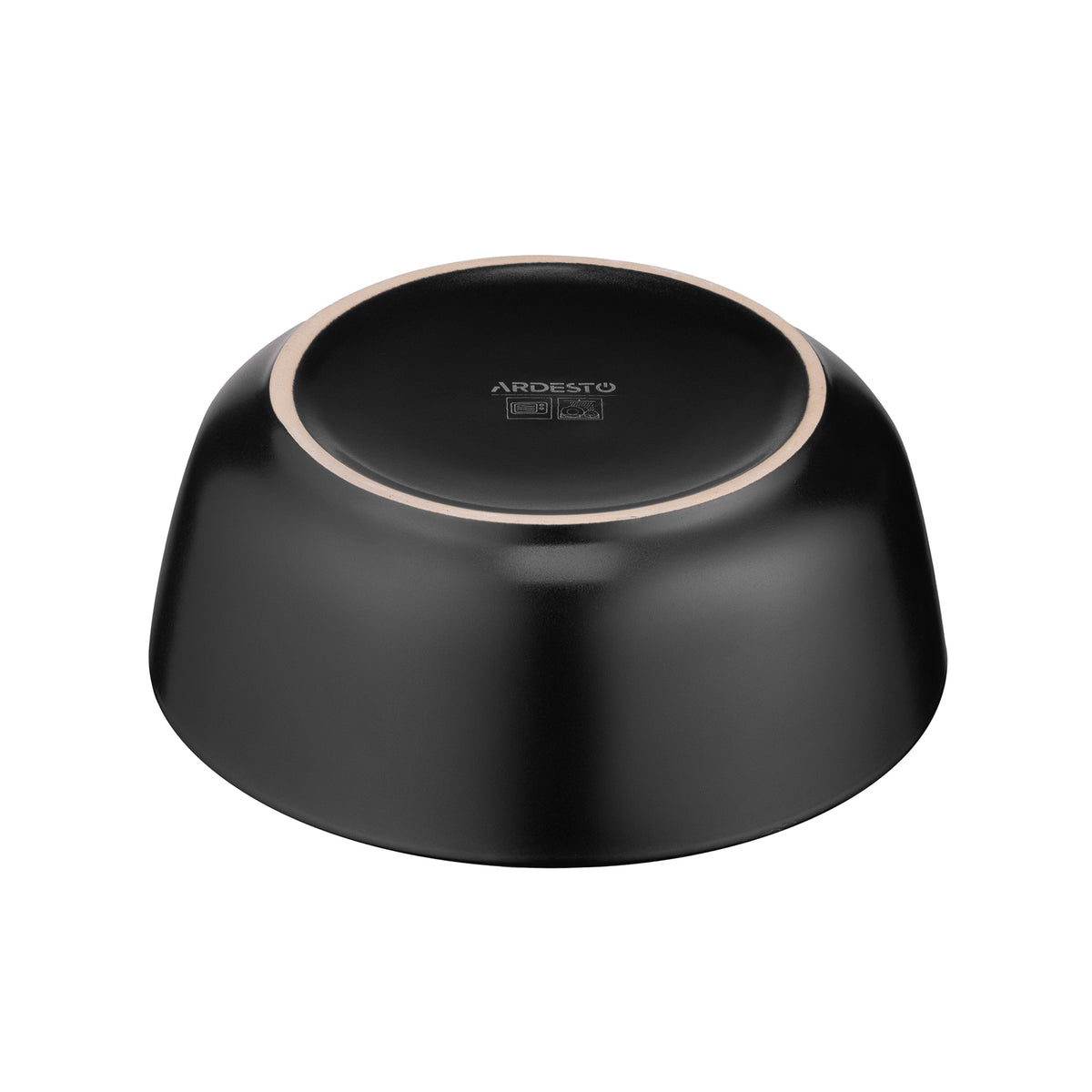 Ardesto Bowl Bolzano, 720ml, ceramic, black-brown