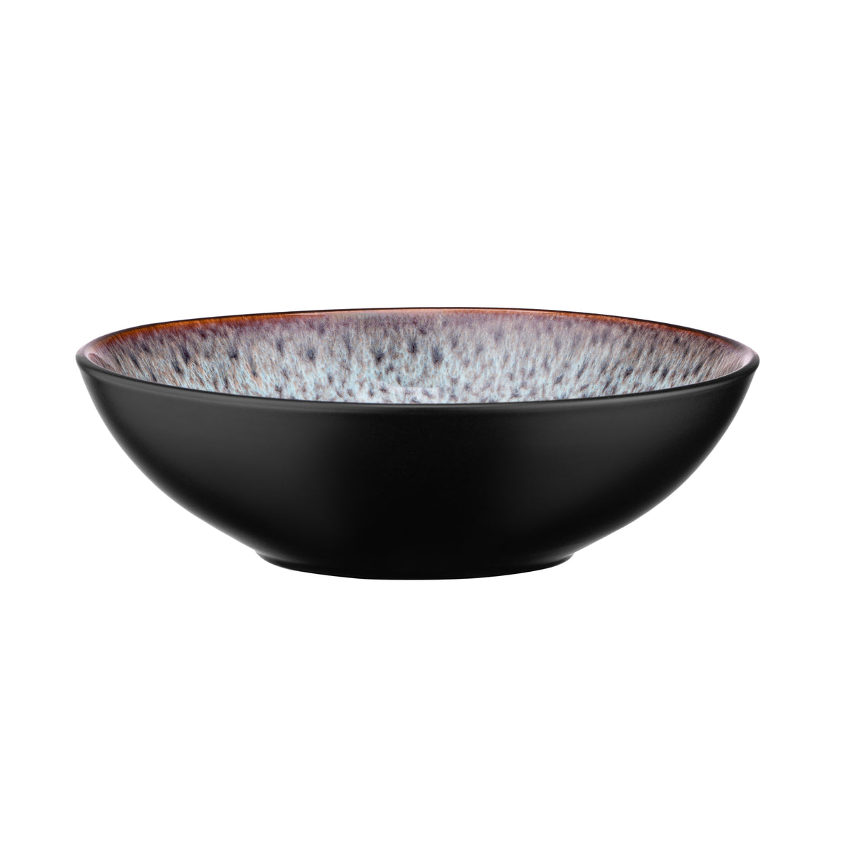 Ardesto Soup plate  Bolzano, 630ml, 18cm, ceramic, black-brown
