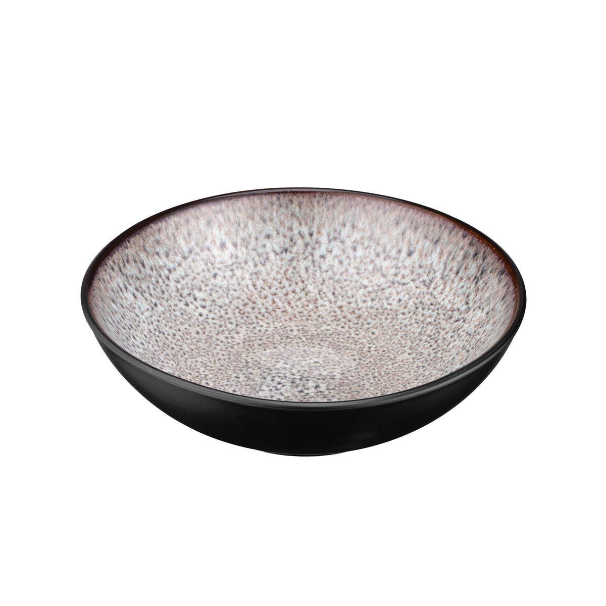 Ardesto Soup plate  Bolzano, 630ml, 18cm, ceramic, black-brown