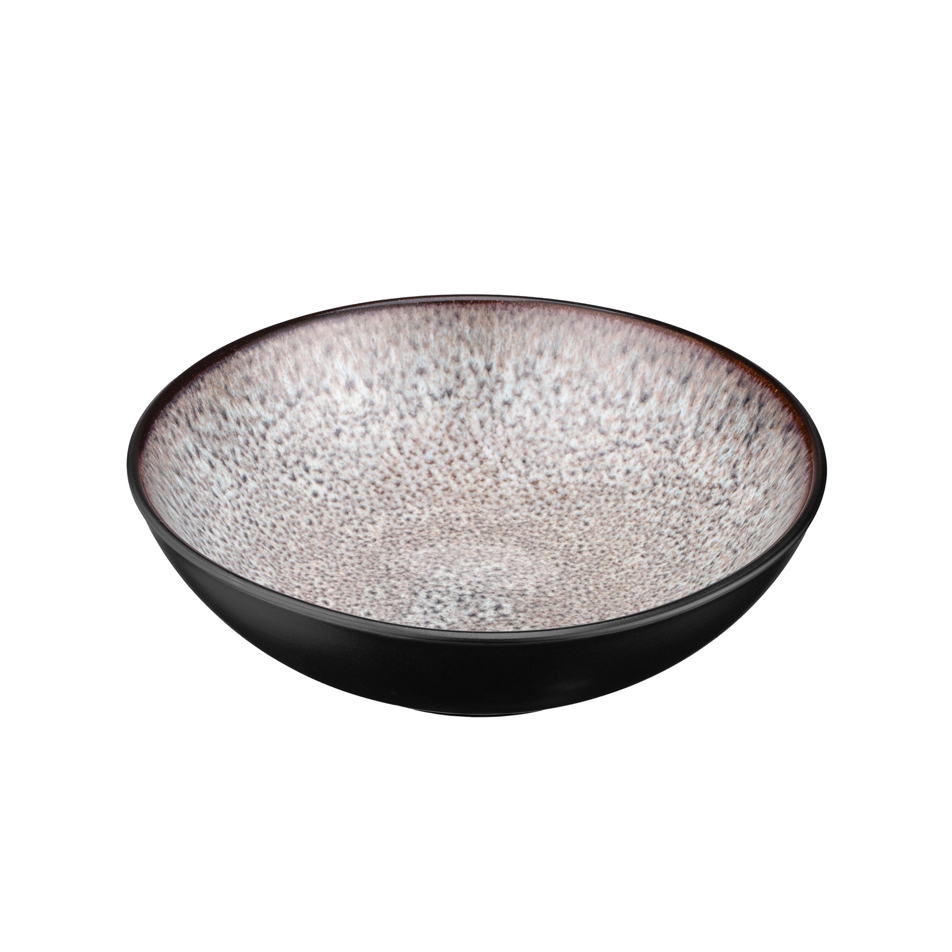 Ardesto Soup plate  Bolzano, 630ml, 18cm, ceramic, black-brown