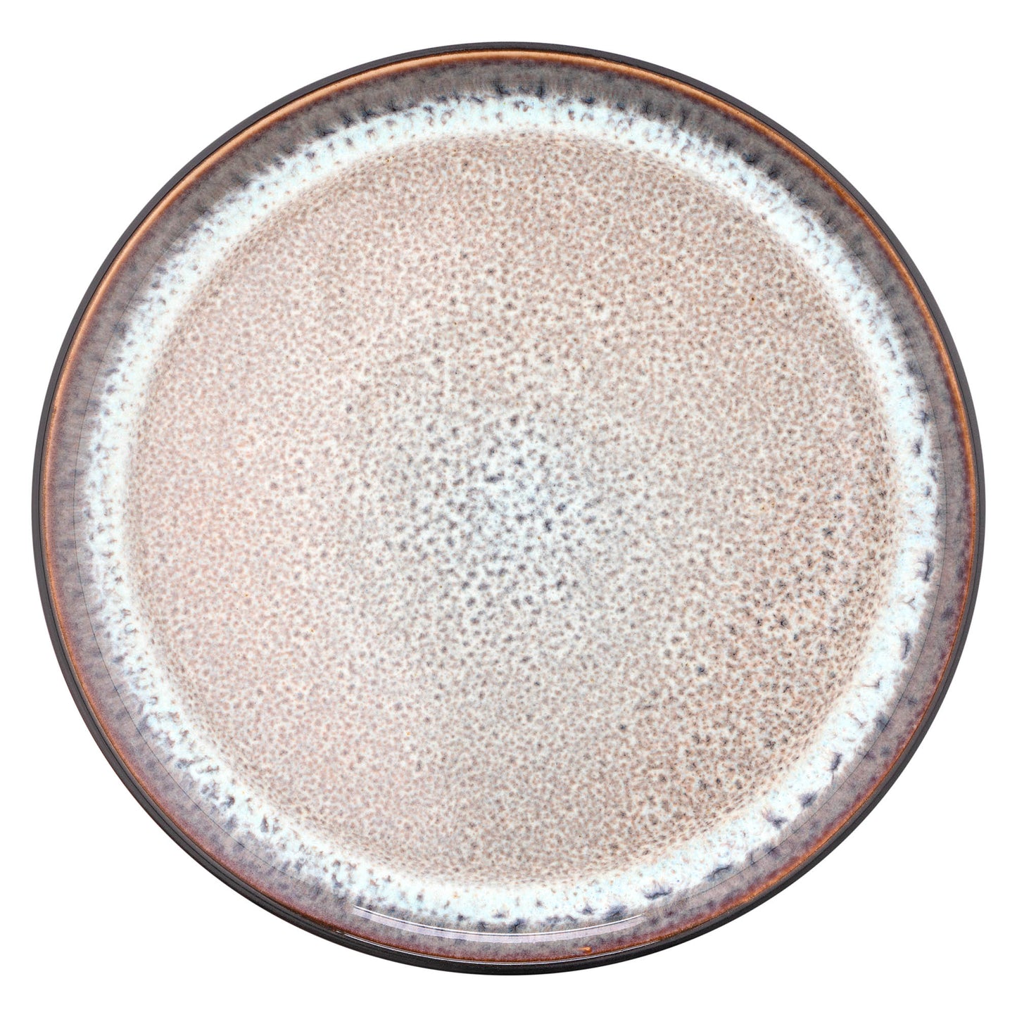 Ardesto Dessert plate Bolzano, 20.3cm, ceramic, black-brown