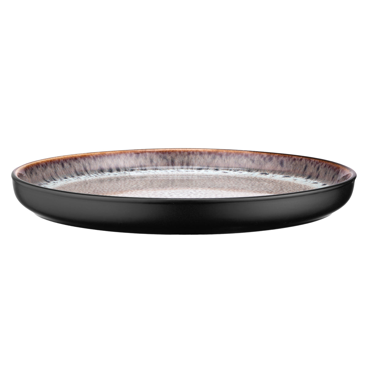 Ardesto Dessert plate Bolzano, 20.3cm, ceramic, black-brown