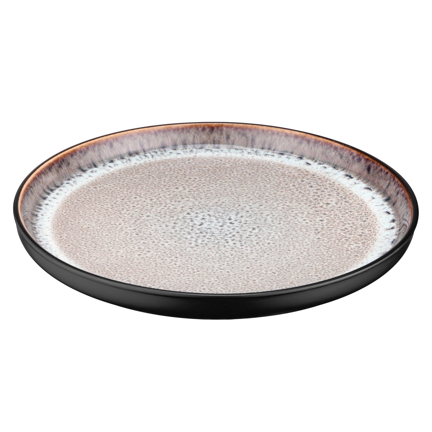 Ardesto Dessert plate Bolzano, 20.3cm, ceramic, black-brown