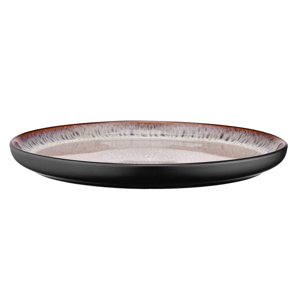 Ardesto Dinner plate Bolzano, 26.6cm, ceramic, black-brown