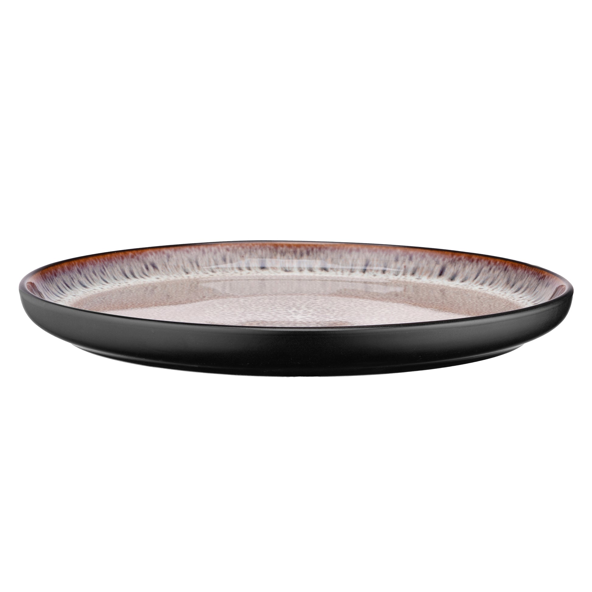 Ardesto Dinner plate Bolzano, 26.6cm, ceramic, black-brown