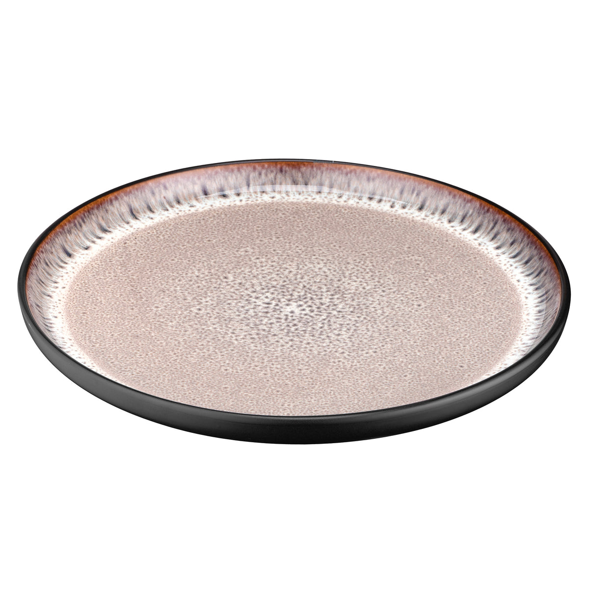 Ardesto Dinner plate Bolzano, 26.6cm, ceramic, black-brown