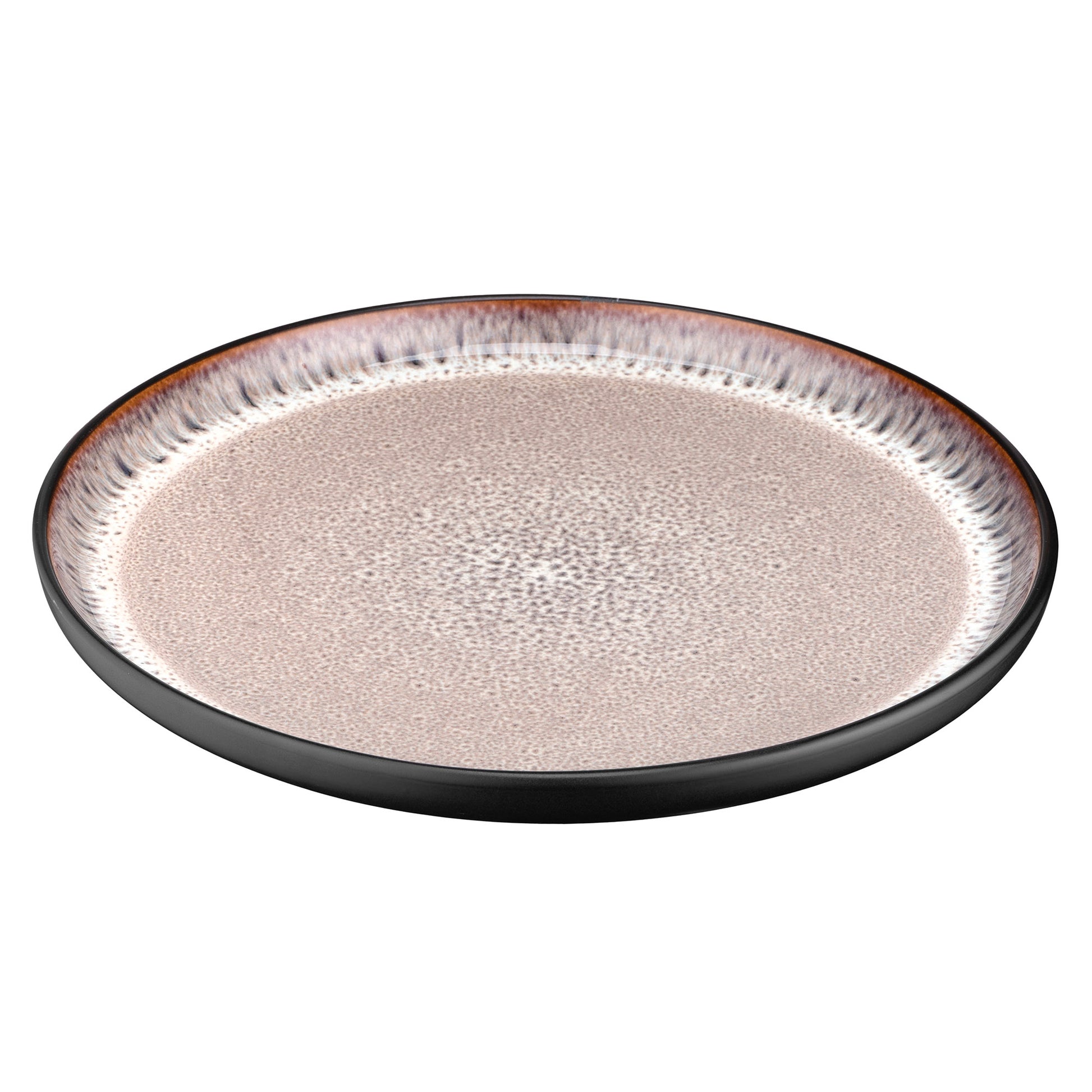 Ardesto Dinner plate Bolzano, 26.6cm, ceramic, black-brown