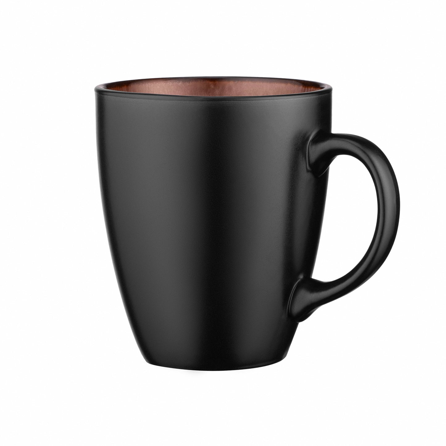 Ardesto Mug Bolzano, 380ml, ceramic, black-brown