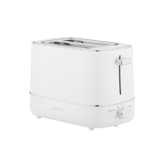 Ardesto toaster Timeless Elegance, 800W, plastic, 2 slots, white