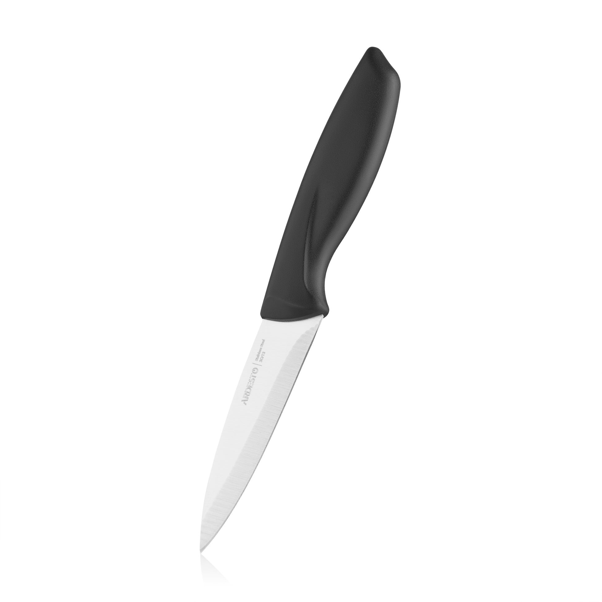 Knives set with block ARDESTO Gemini, 7pcs, stainless steel, plastic, black 767637177948