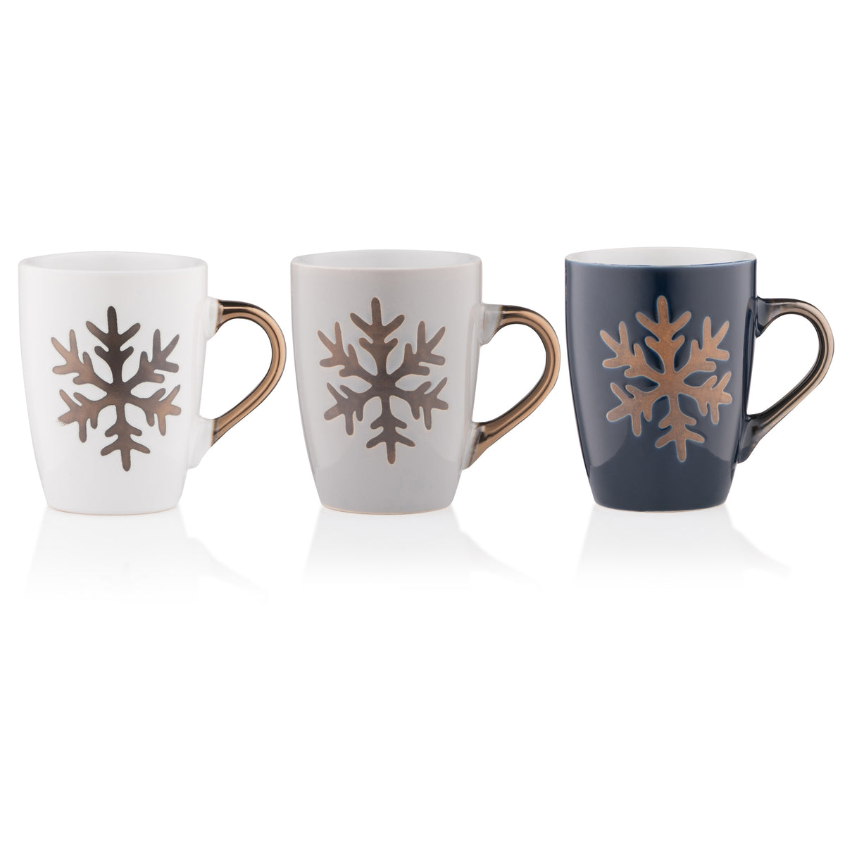 Ardesto Mug Christmas Snowflake, 320ml, ceramic, in assortment