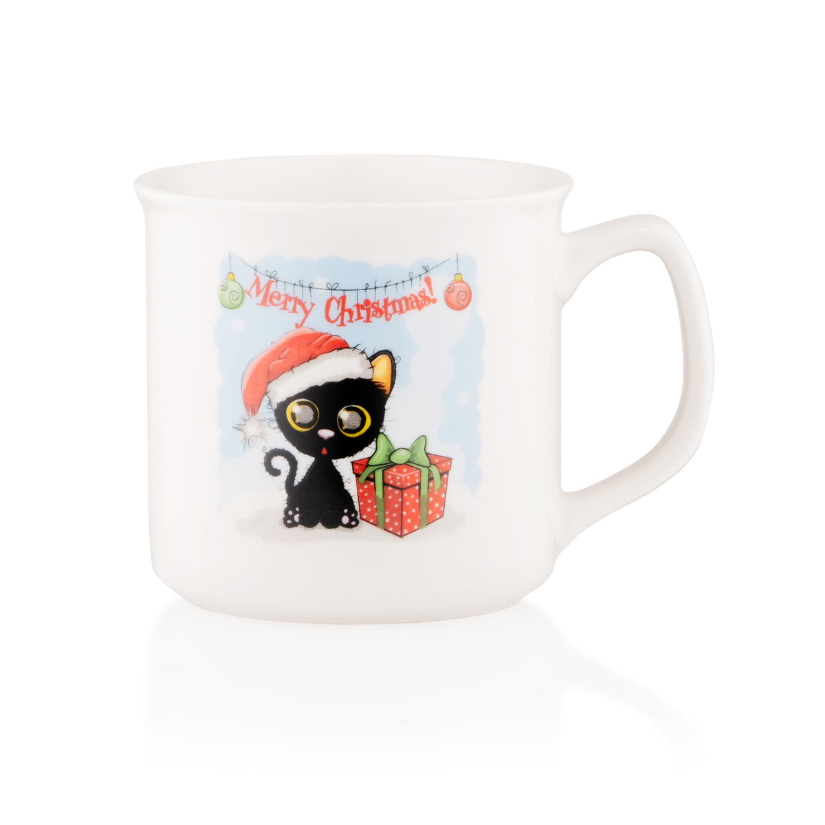 Ardesto Mug Merry Christmas, 360ml, porcelain, in assortment