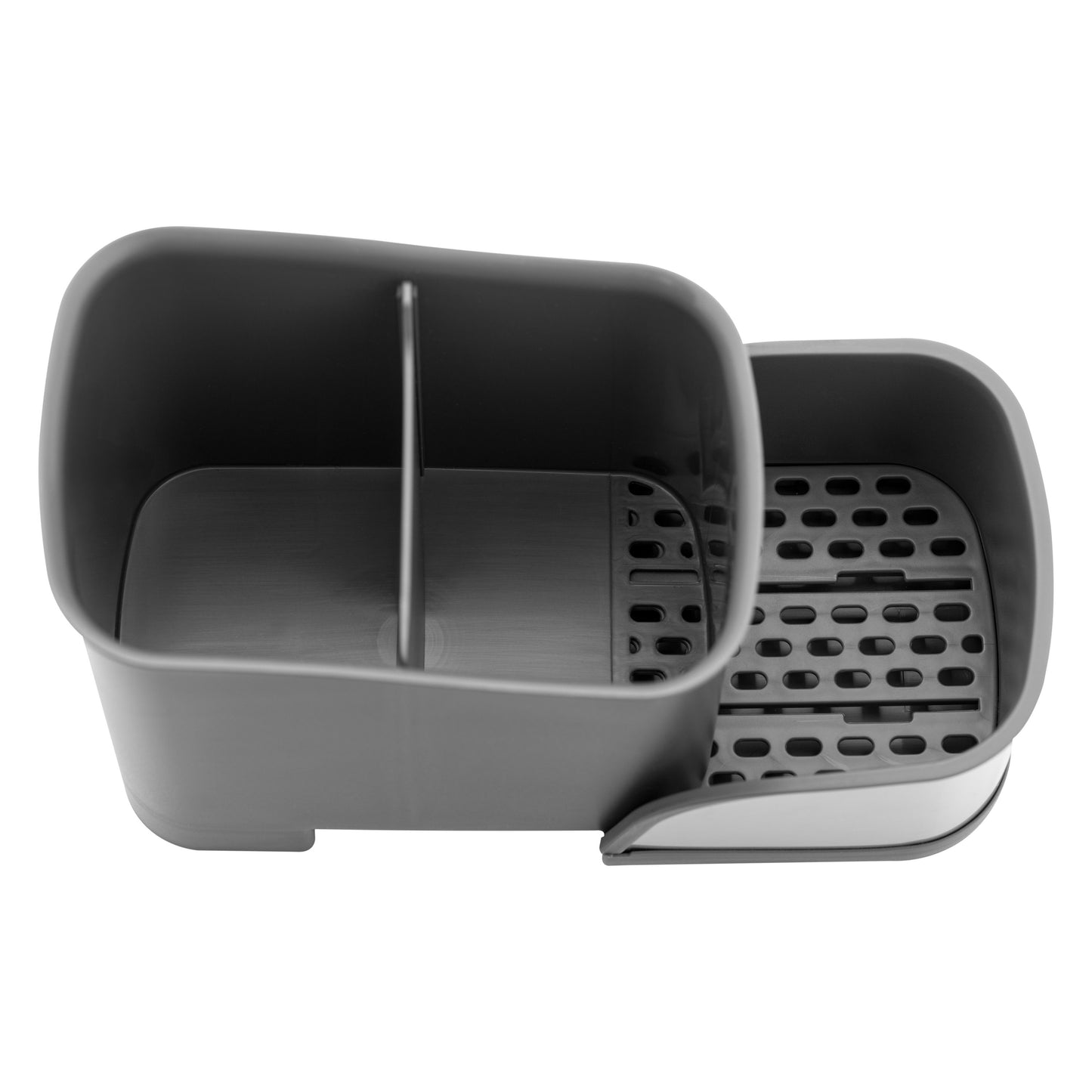 Ardesto Brush organizer Minimalism, 15x10x13.5cm, plastic, stainless steel, grey
