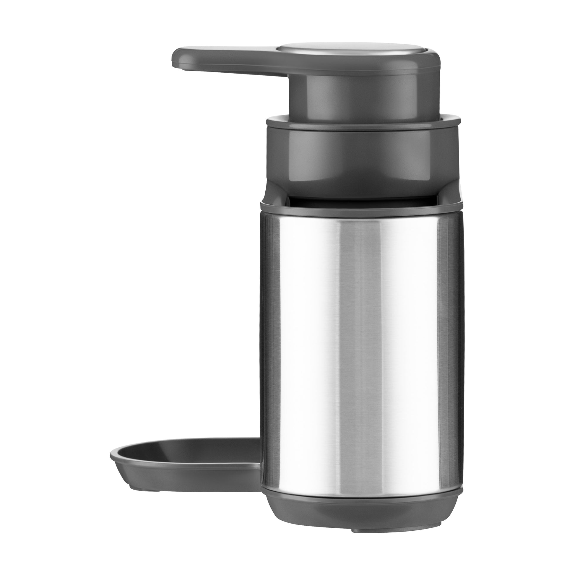 Ardesto Detergent organizer Minimalism, 8x12.7x16cm, plastic, stainless steel, grey