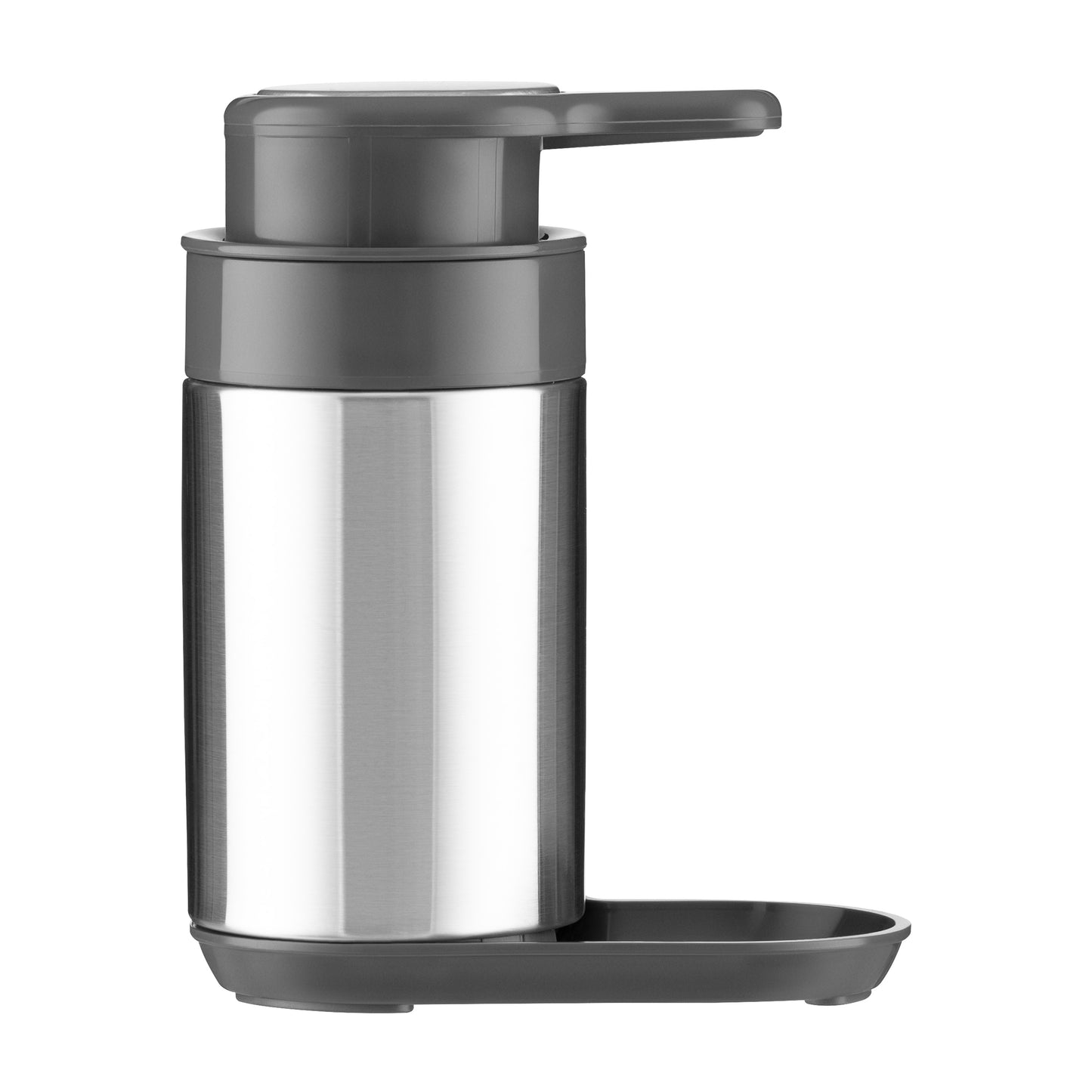Ardesto Detergent organizer Minimalism, 8x12.7x16cm, plastic, stainless steel, grey