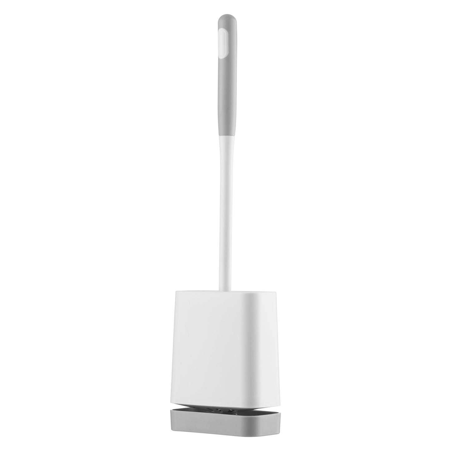 Ardesto Toilet brush set with stand 11.5x5.6x43cm, plastic, white