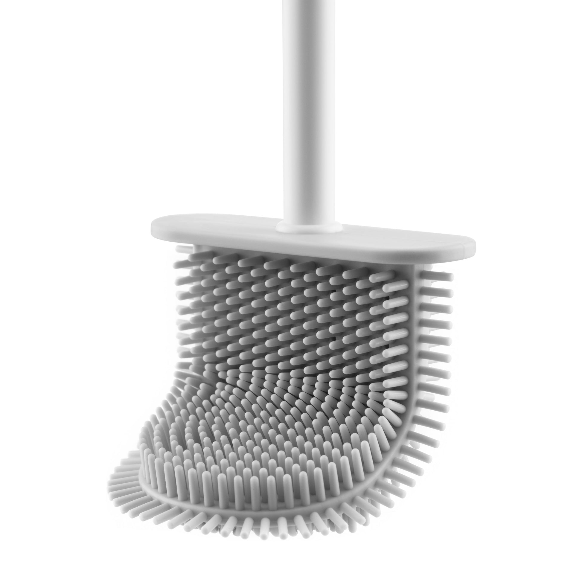 Ardesto Toilet brush set with stand 11.5x5.6x43cm, plastic, white