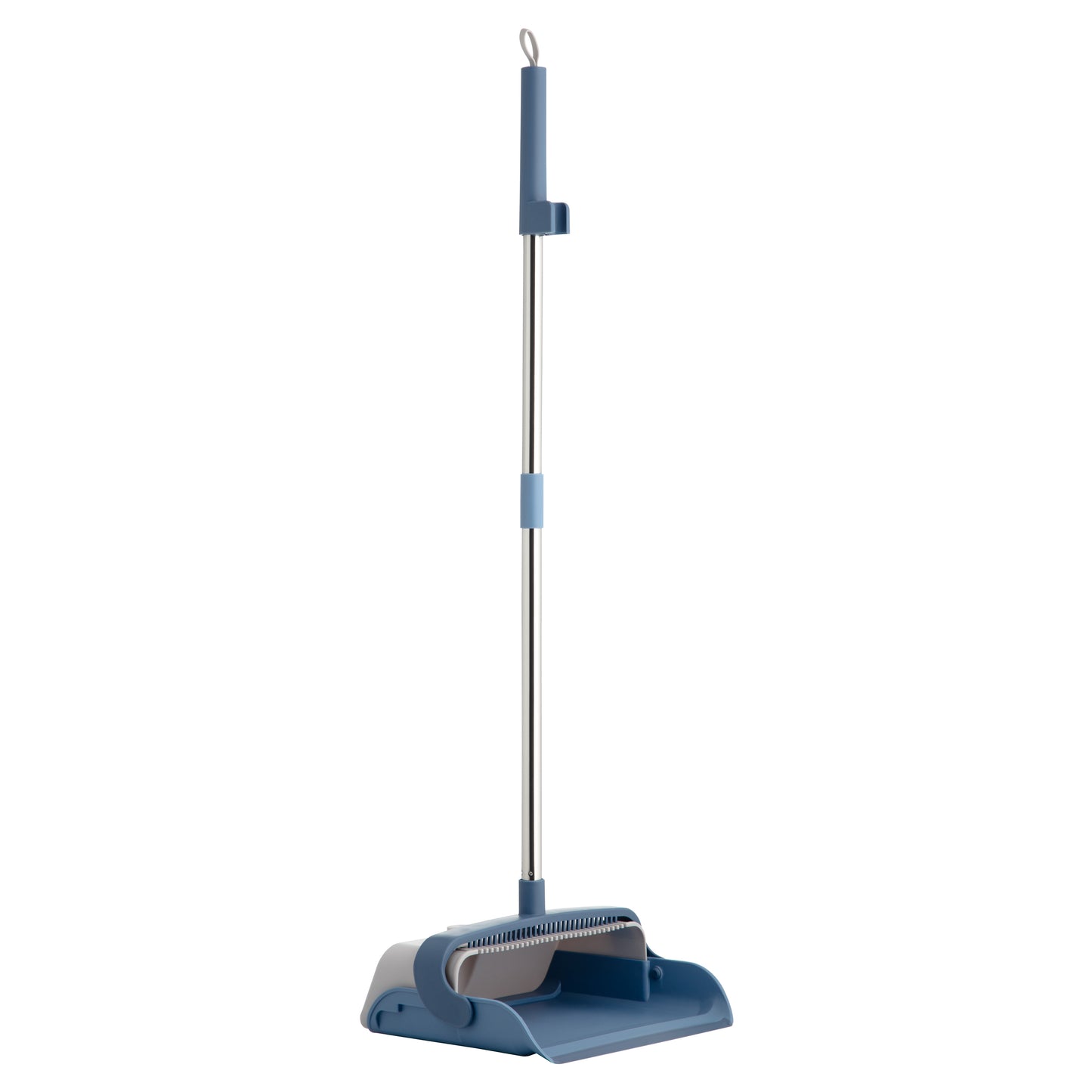 Ardesto Cleaning Set dustpan and brush with long handle 79.2cm, plastic, blue