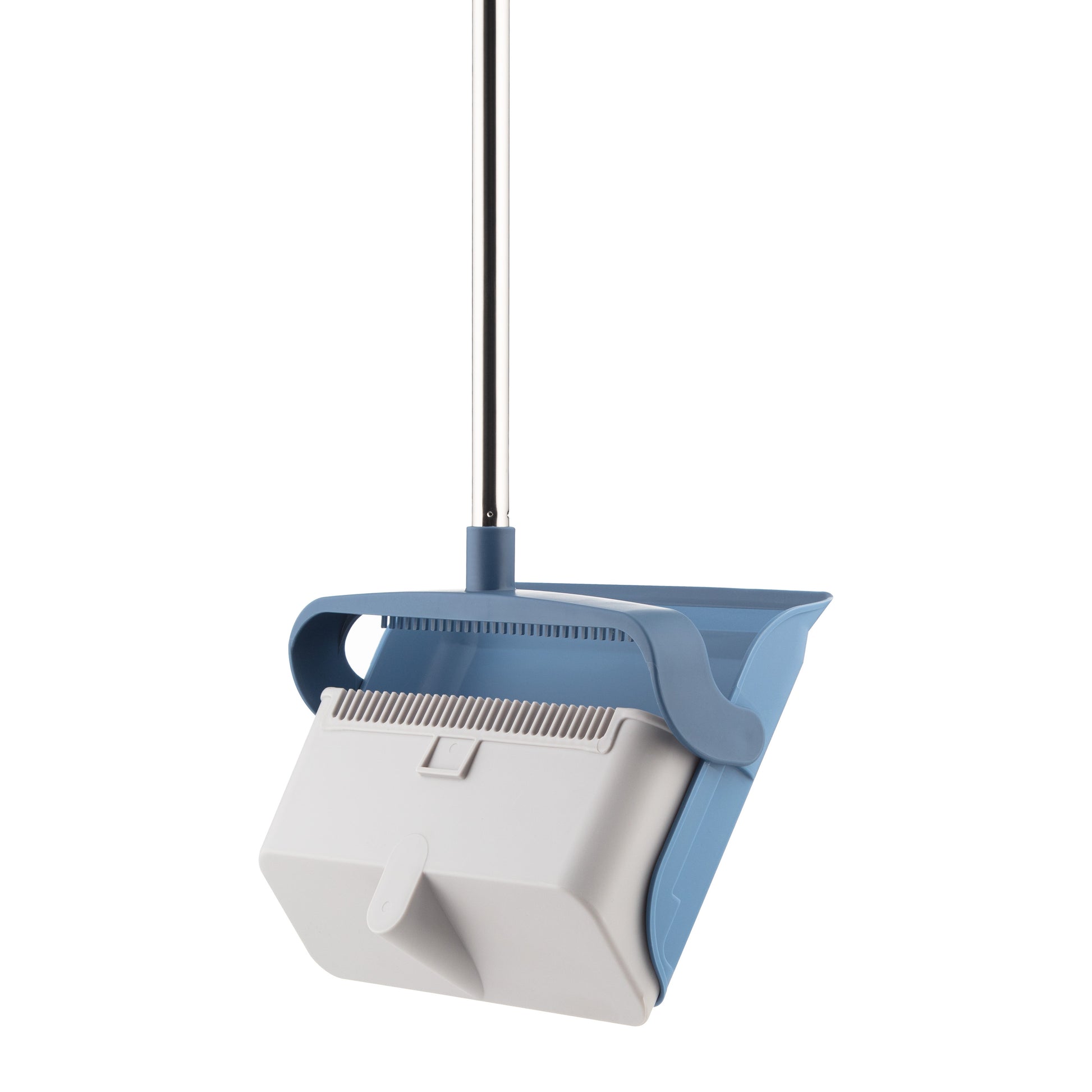 Ardesto Cleaning Set dustpan and brush with long handle 79.2cm, plastic, blue