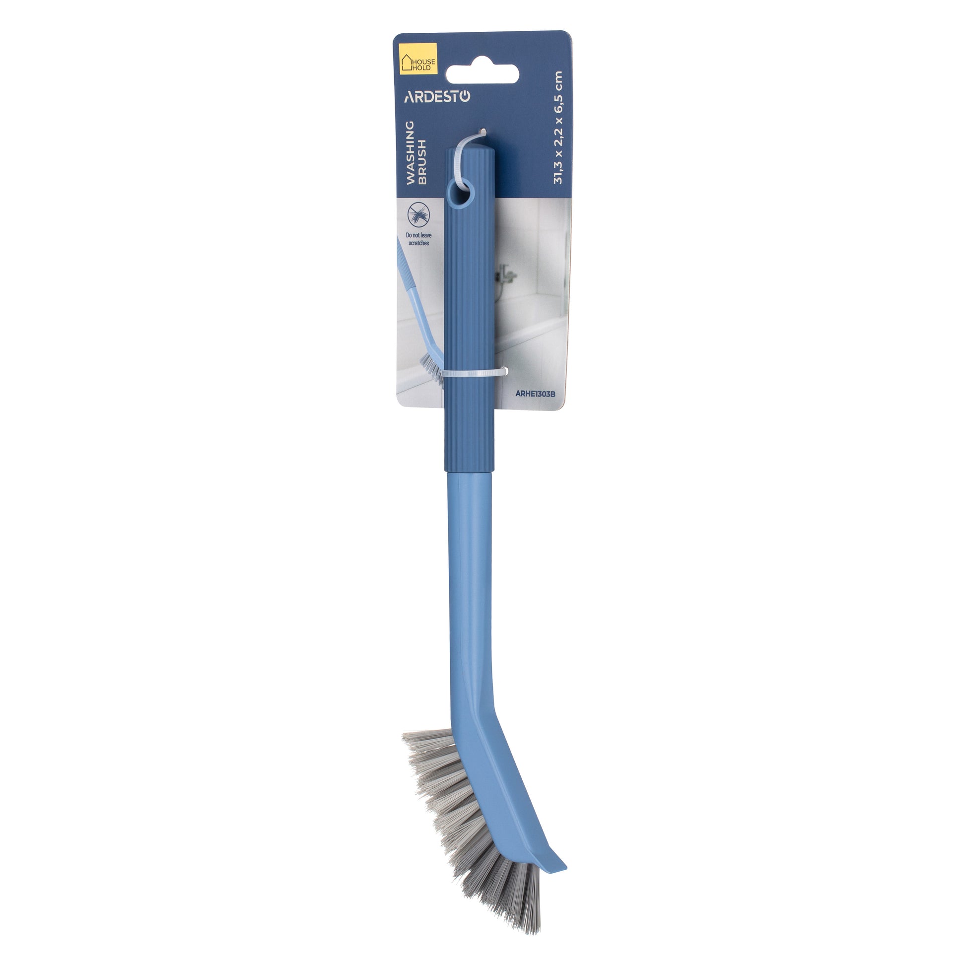 Ardesto Washing brush 31.3x2.2x6.5cm, plastic, blue