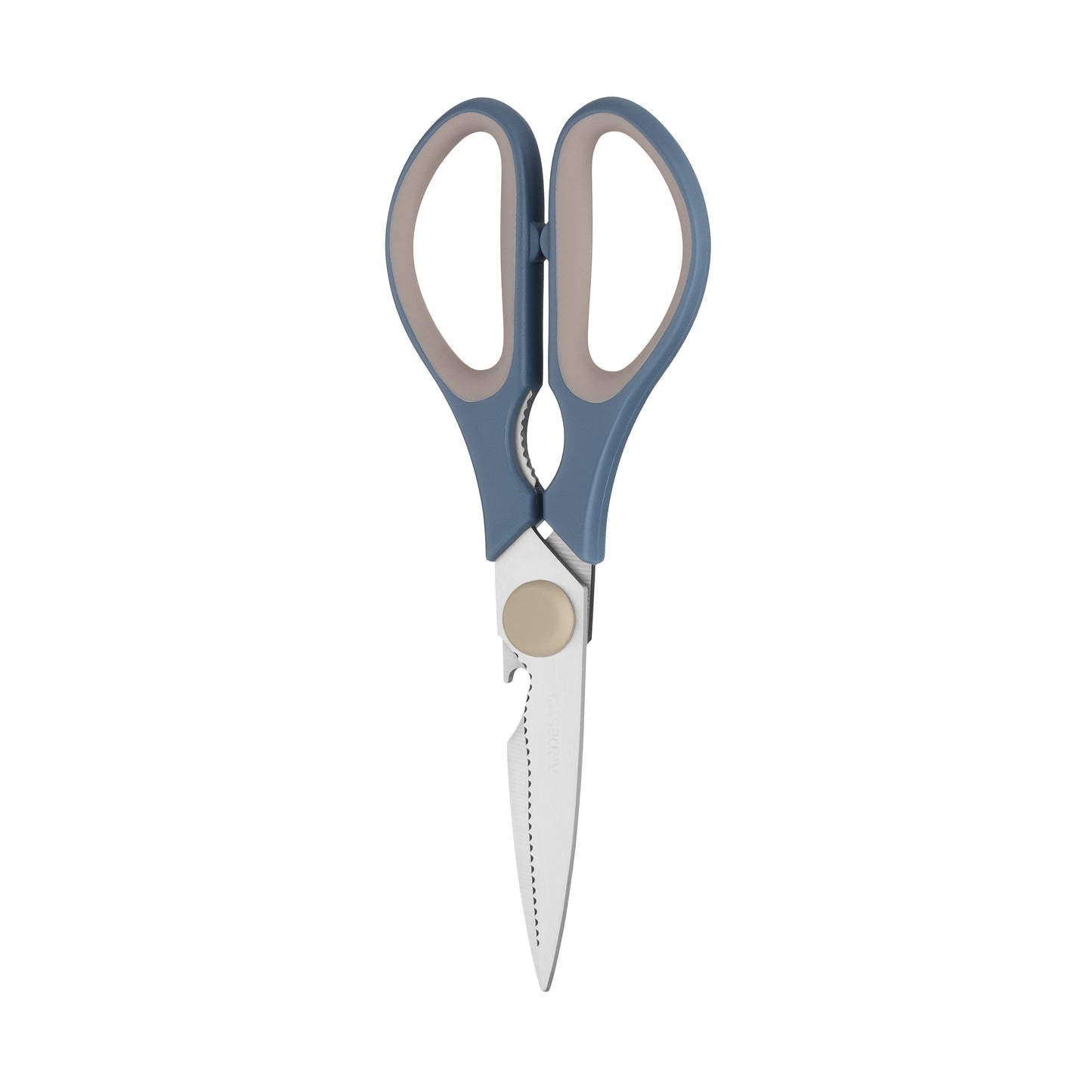 Ardesto Kitchen scissors Gemini, 21cm, stainless steel, plastic, gray-blue