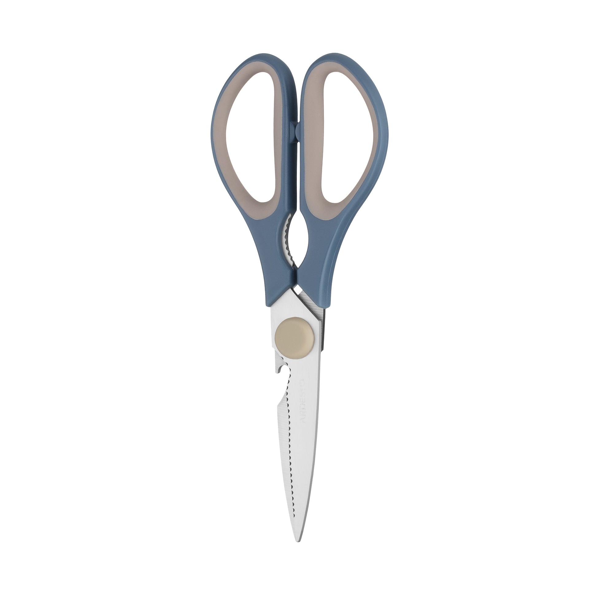 Ardesto Kitchen scissors Gemini, 21cm, stainless steel, plastic, gray-blue