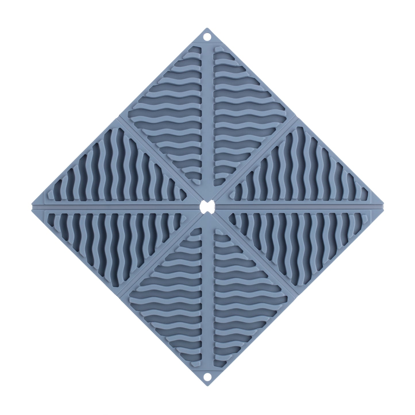 Ardesto Trivet Gemini, 16.5x16.5x1.7cm, silicone, blue